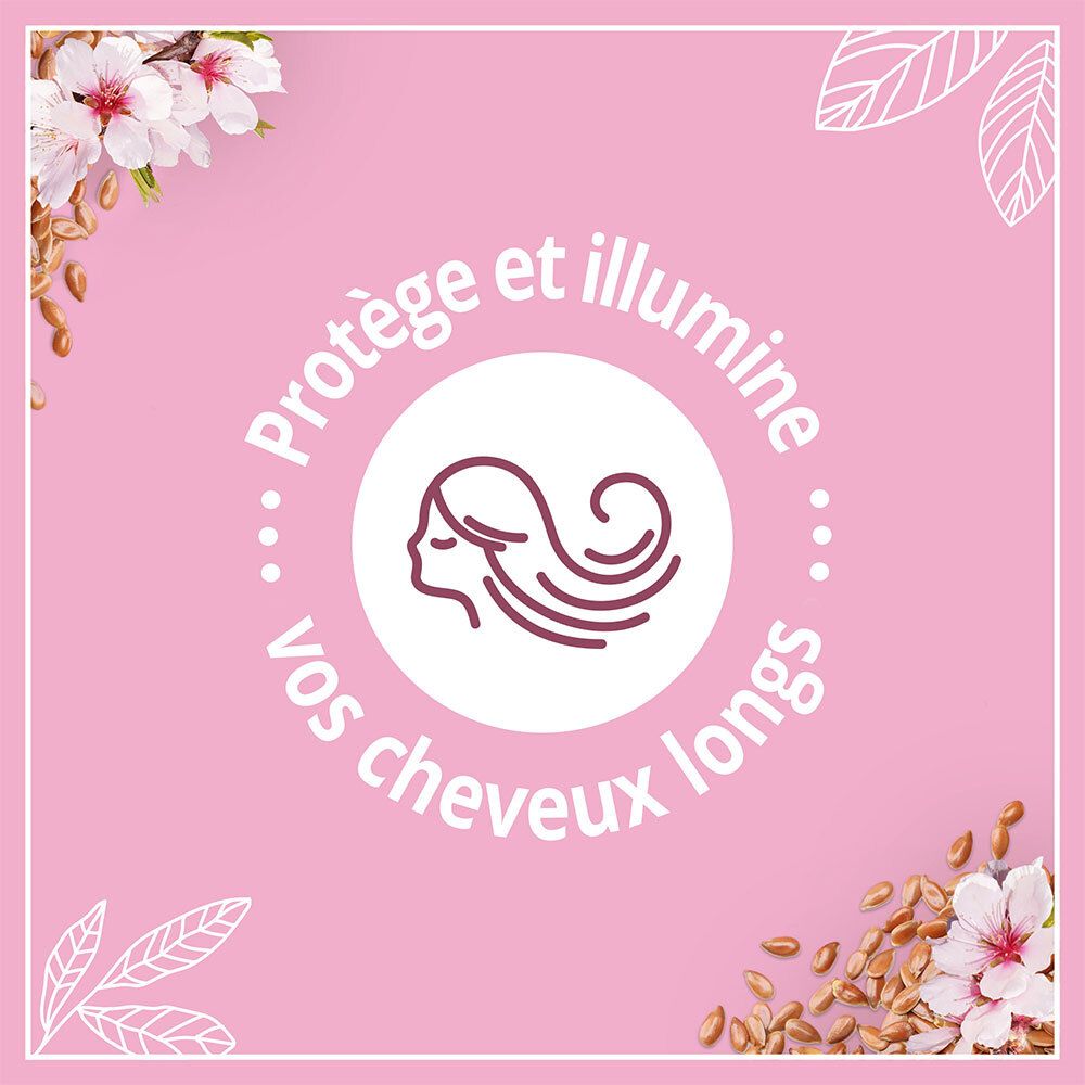 Le Petit Marseillais Shampooing 2-en-1 Douceur et Eclat - Amandes Douces & Graines de Lin BIO