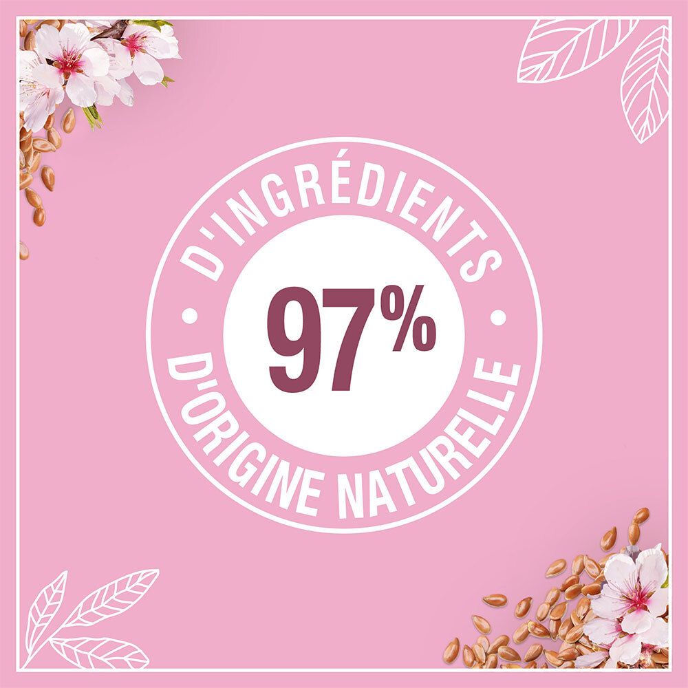 Le Petit Marseillais Shampooing 2-en-1 Douceur et Eclat - Amandes Douces & Graines de Lin BIO