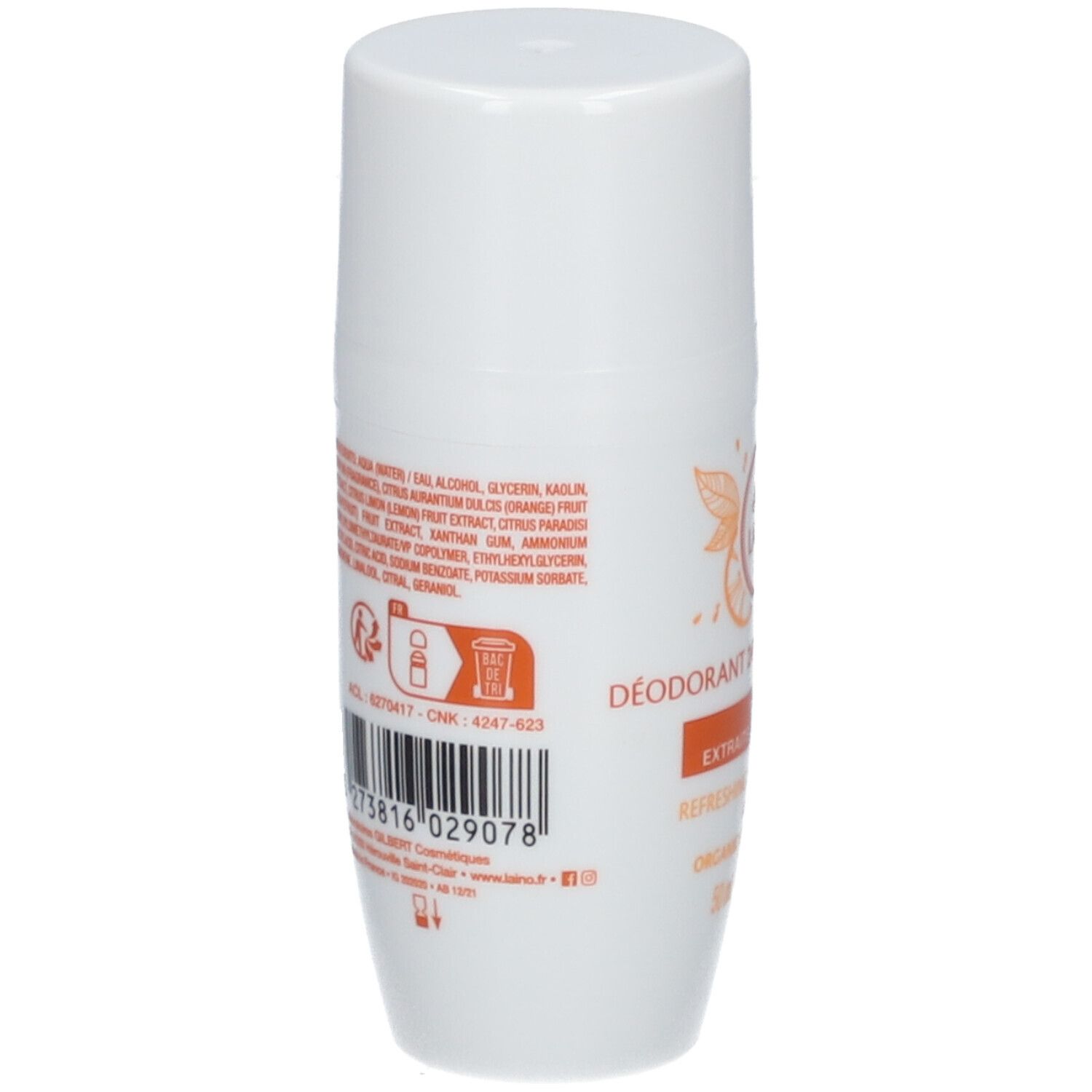 LAINO DEOD 24H KAOLIN AGRUME 50ML