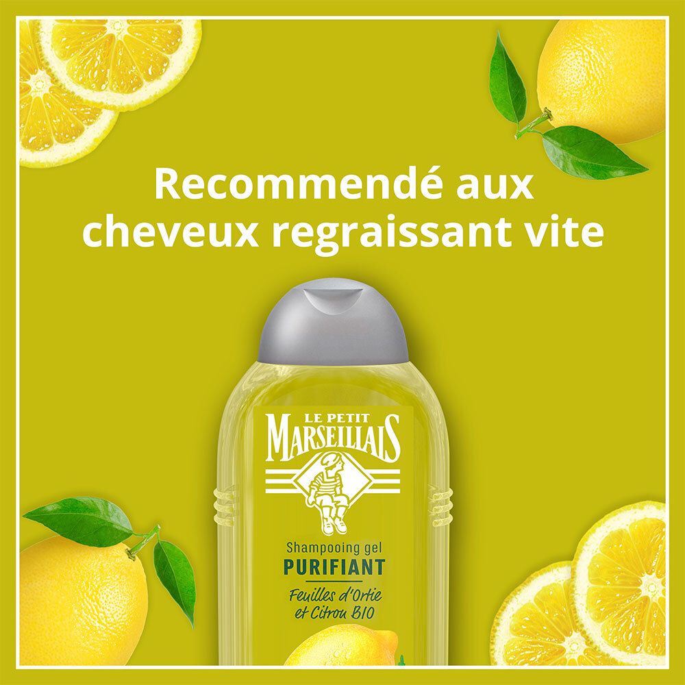 Le Petit Marseillais Zuiverende Shampoo - Biologisch Brandnetelblad en Citroen