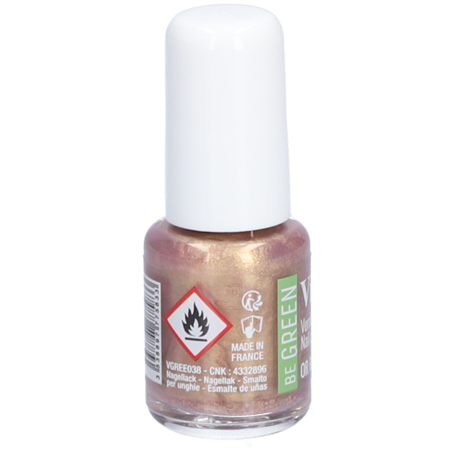 Vitry Nagellak Be Green Goudroos