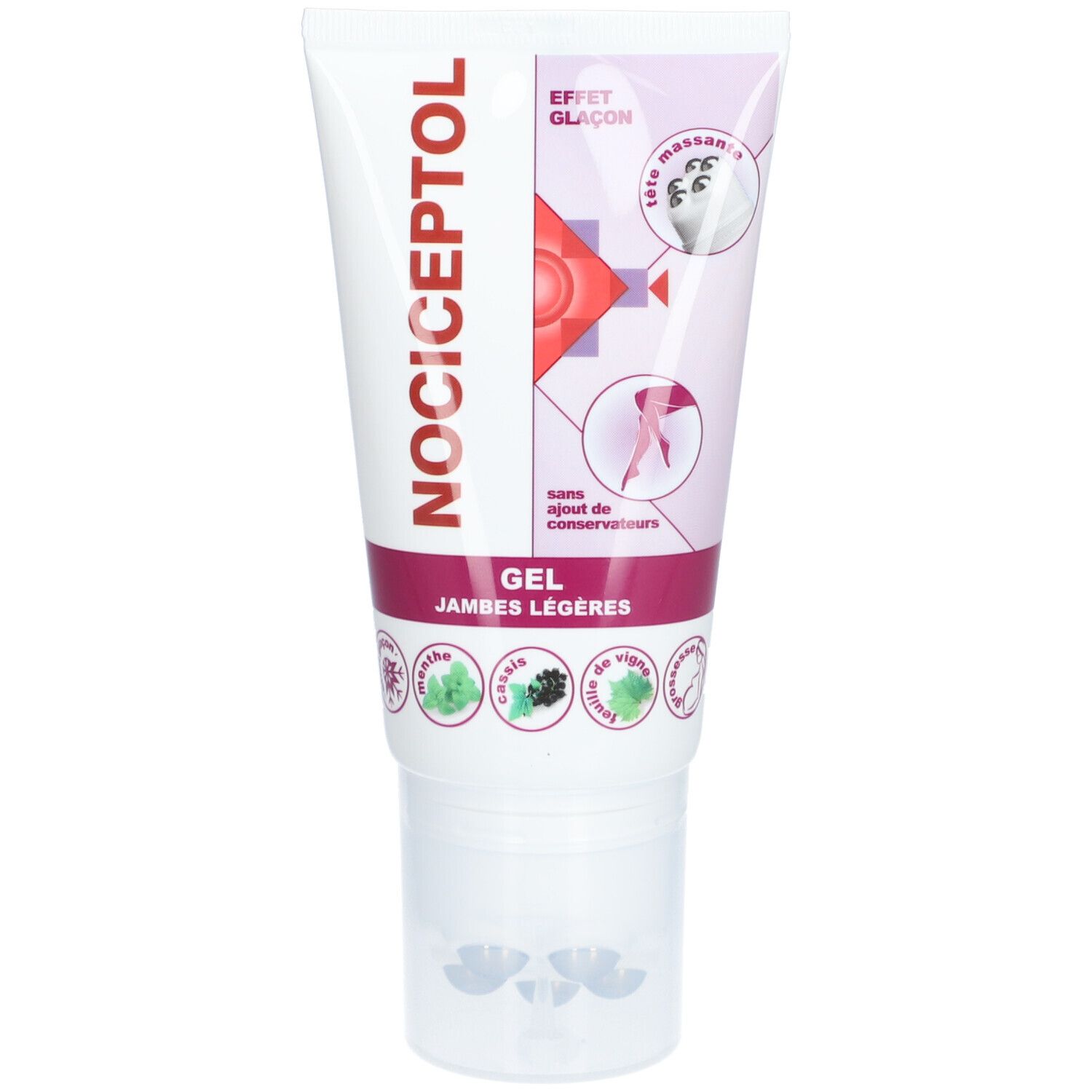 Nociceptol Gel voor lichte benen met ijskoud effect