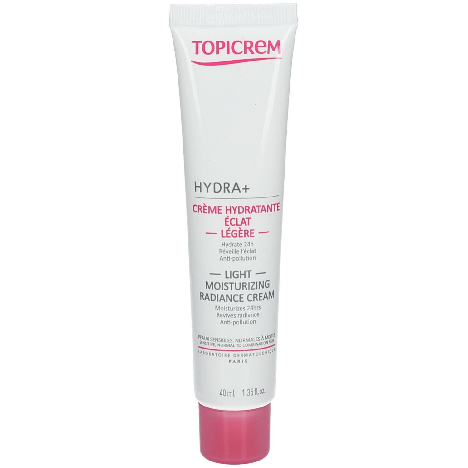 TOPICREM HYDRA+ CRÈME HYDRATANTE ECLAT LÉGÈRE - Crème hydratante éclat, texture légère.  -