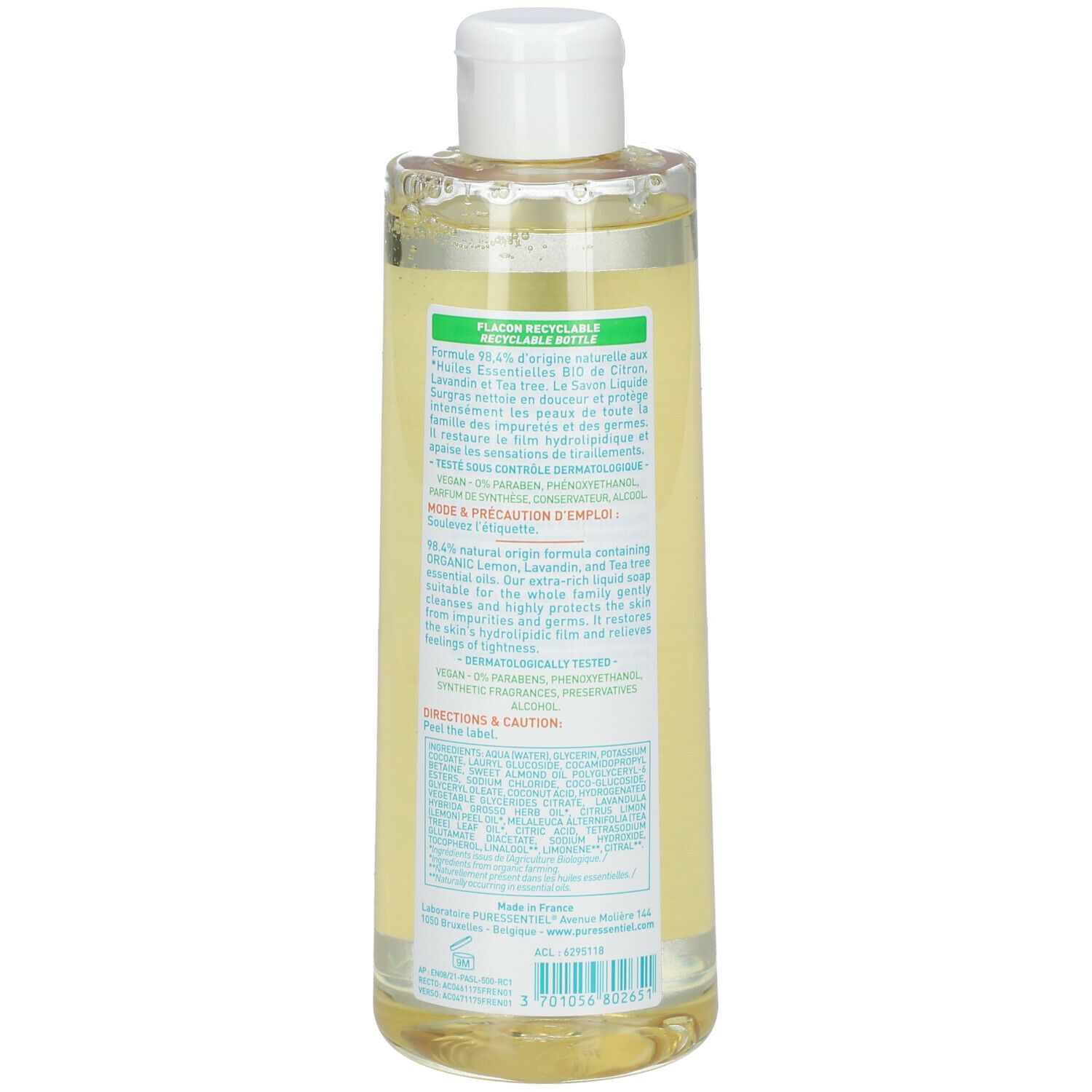 Puressentiel Savon Liquide Surgras ASSAINISSANT Eco-Recharge