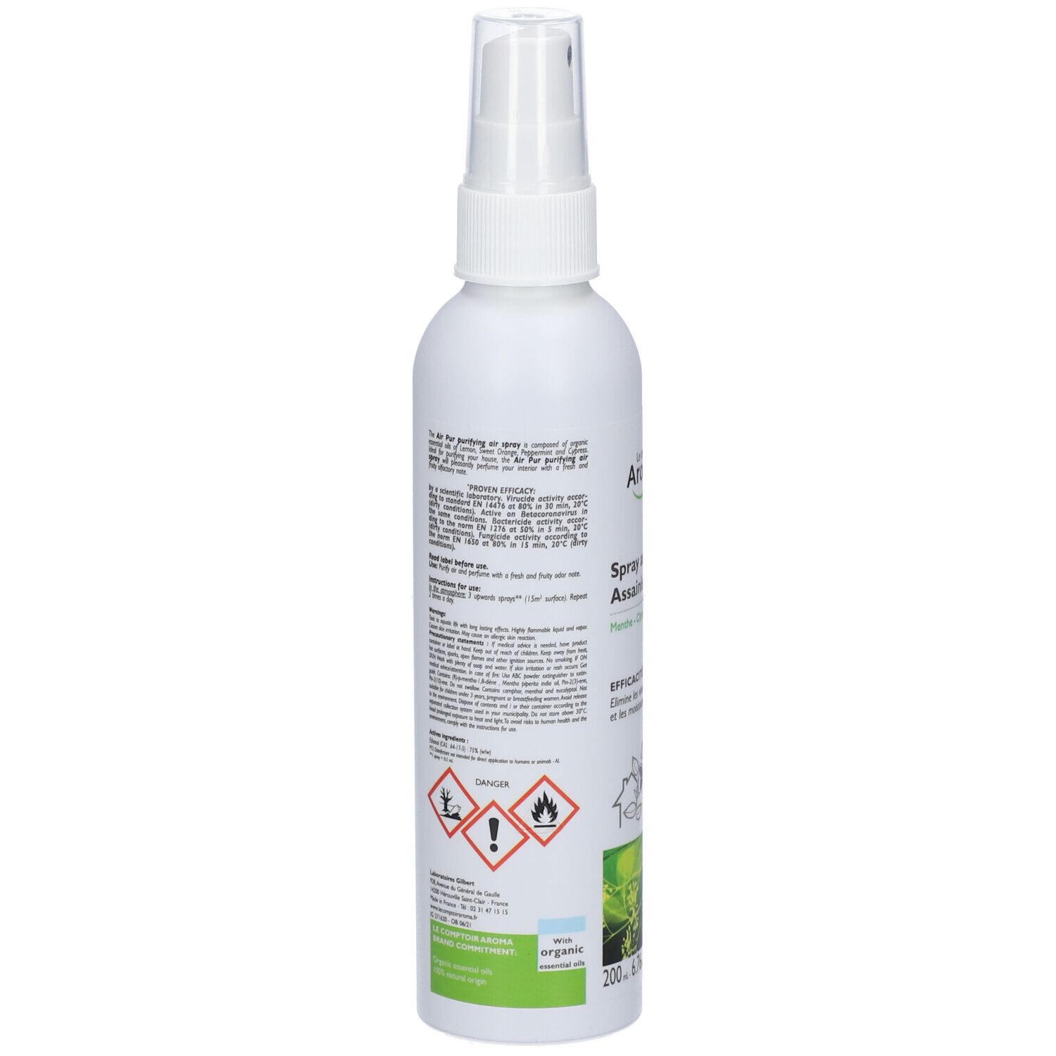 Le Comptoir Aroma Spray Ambiant Assainissant Menthe - Citron