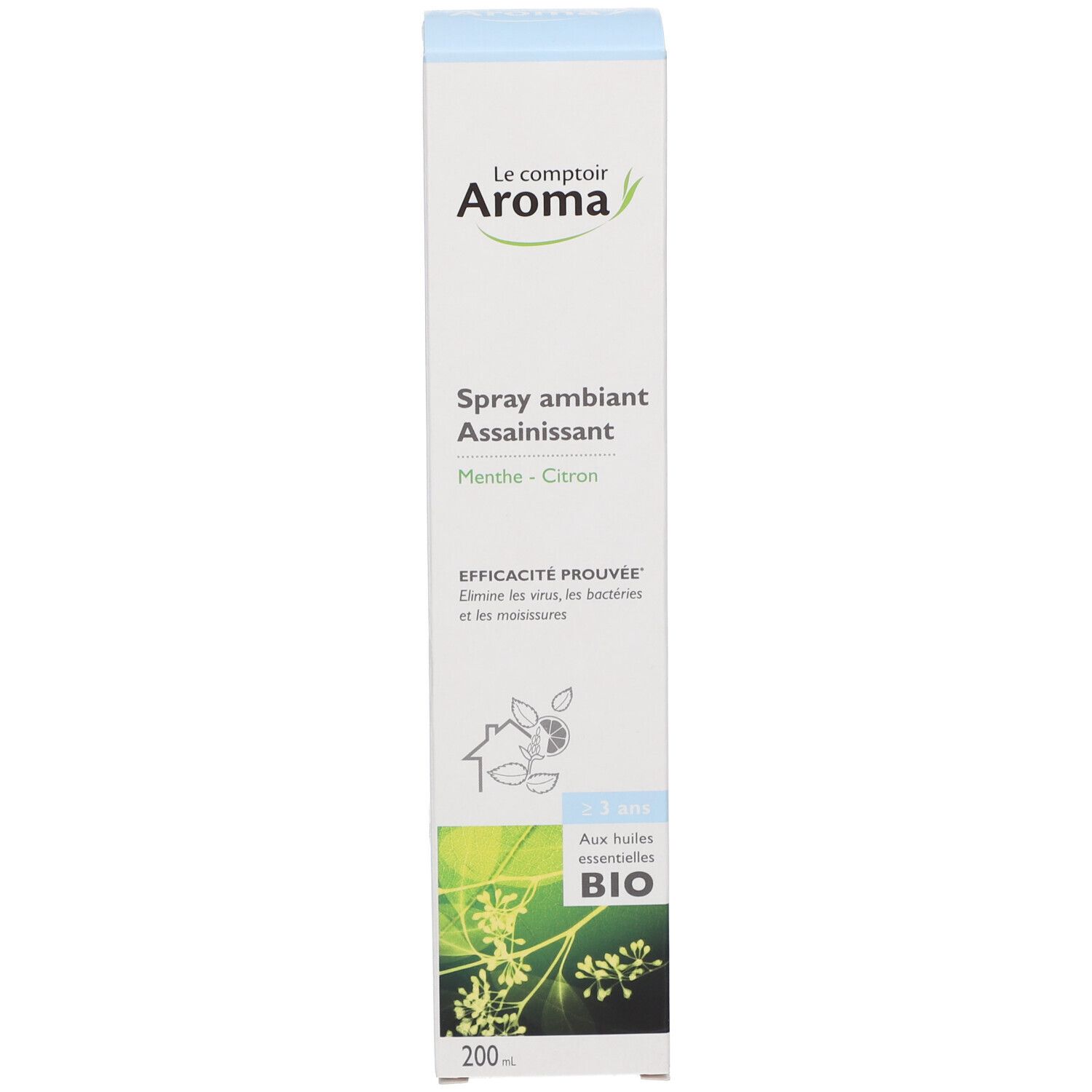 Le Comptoir Aroma Spray Ambiant Assainissant Menthe - Citron