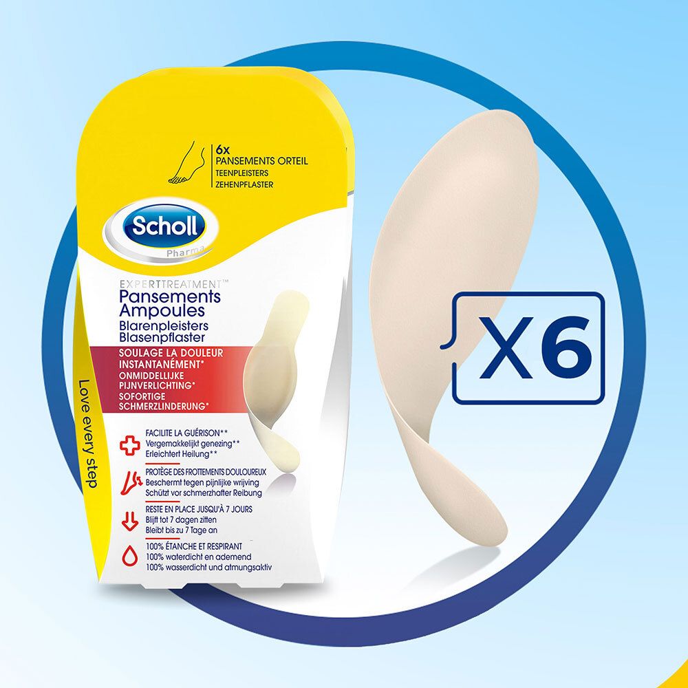 Scholl Pansements Ampoules Orteil