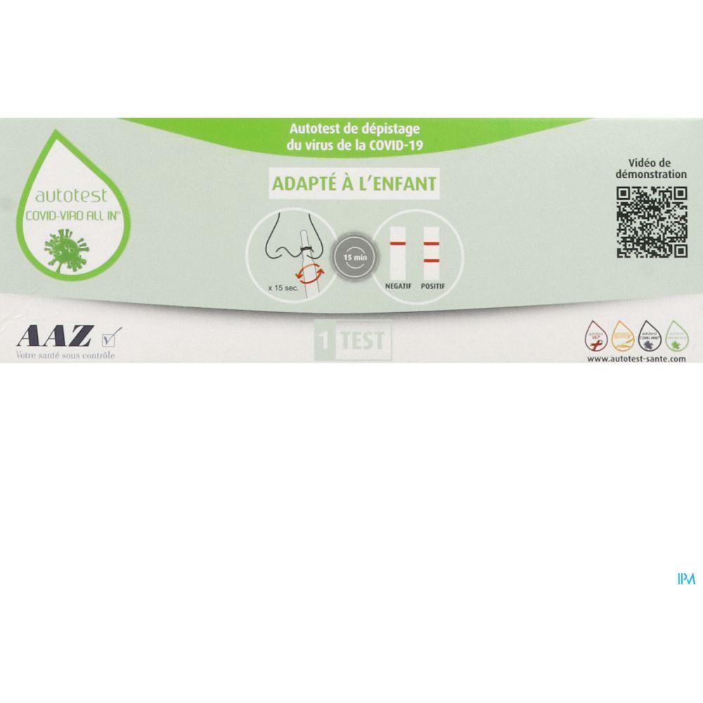 AAZ Autotest COVID-19 enfant
