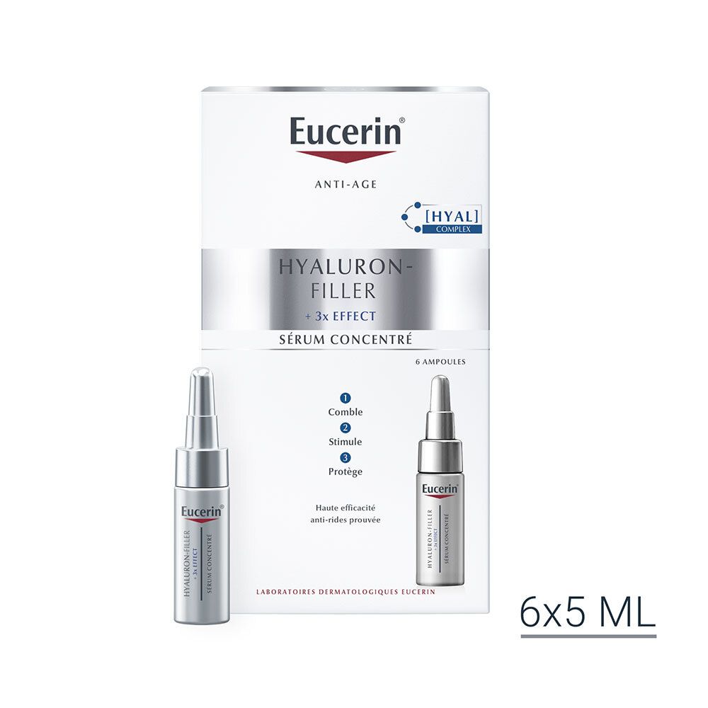 Eucerin® HYALURON-FILLER + 3x EFFECT Sérum Concentré Anti-Âge