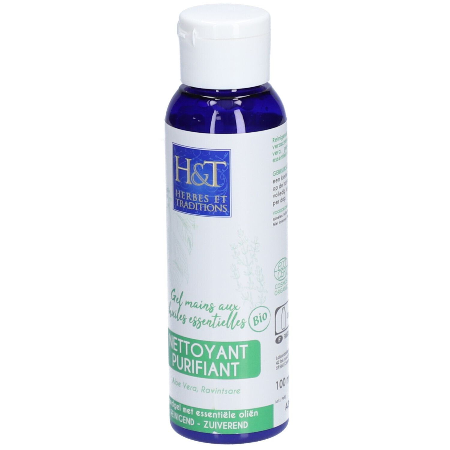 Herbes et Traditions Gel Mains aux Huiles Essentielles Bio