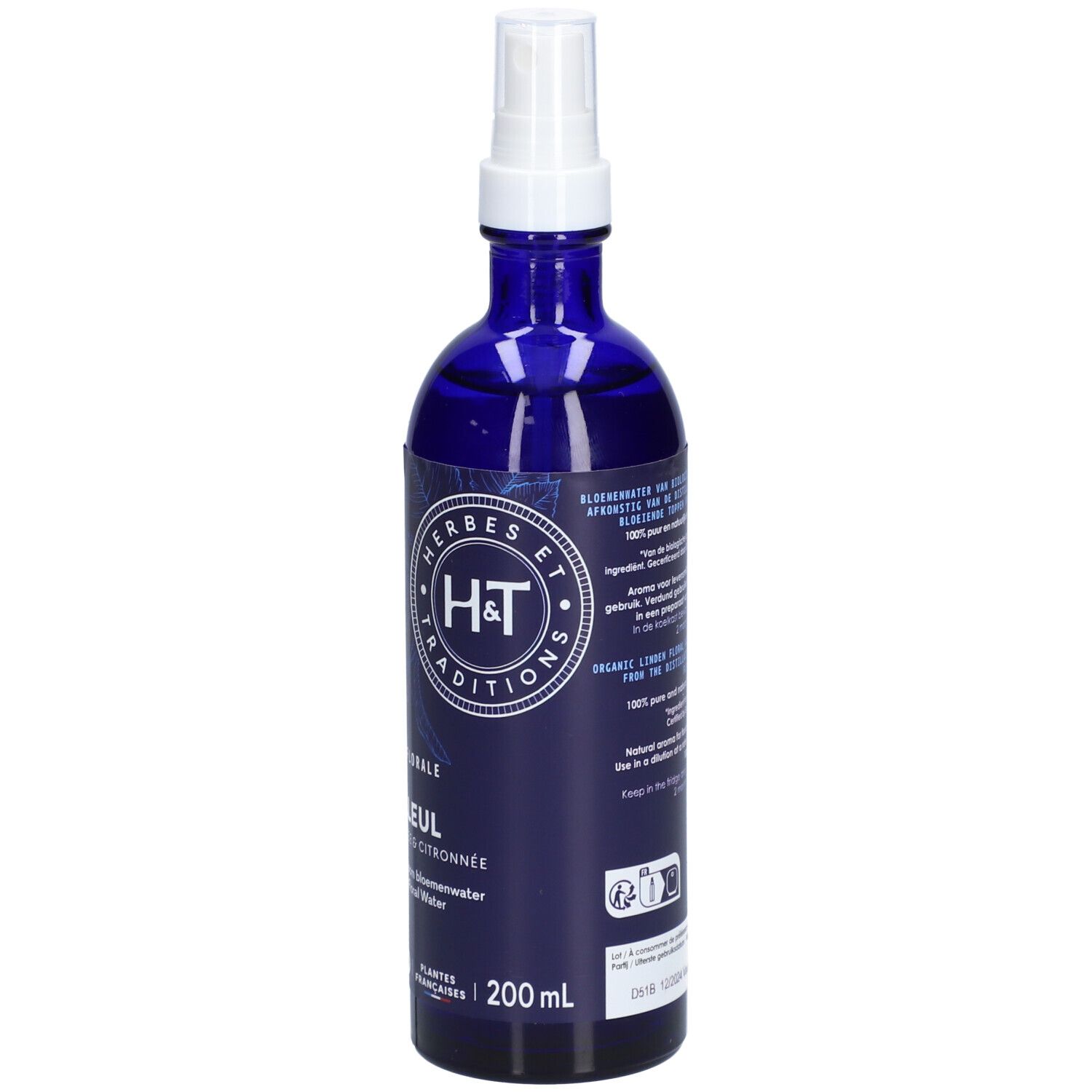 Herbes et Traditions Tilleul Bio  Hydrolat de Tilleul