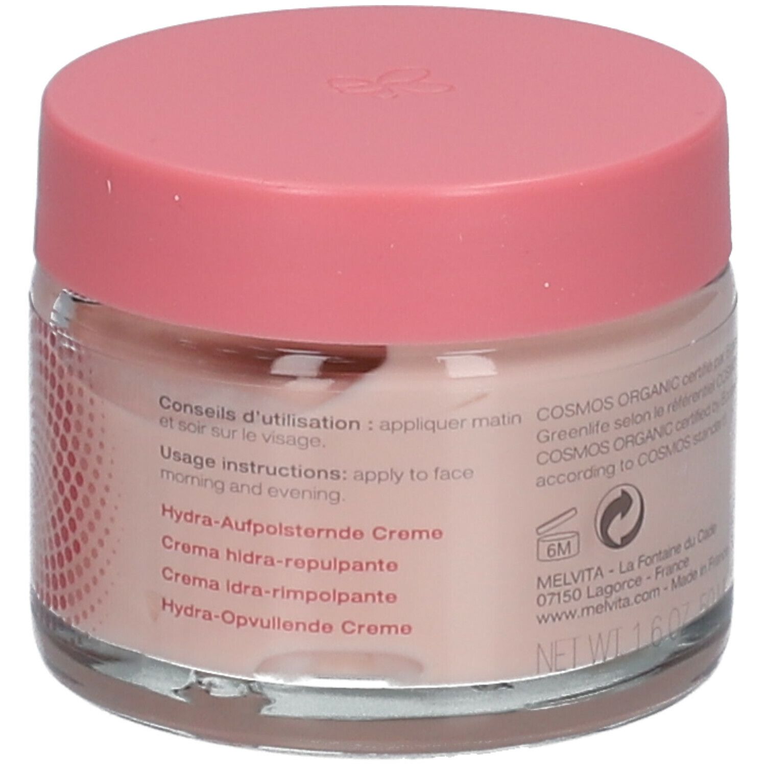 Melvita Source de Roses Crème Hydra-Repulpante