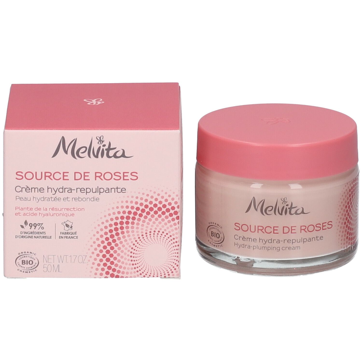 Melvita Source de Roses Crème Hydra-Repulpante