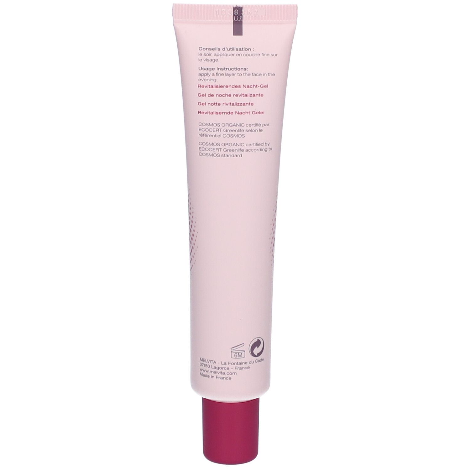 Melvita Source de Roses Gelée Nuit Revitalisante