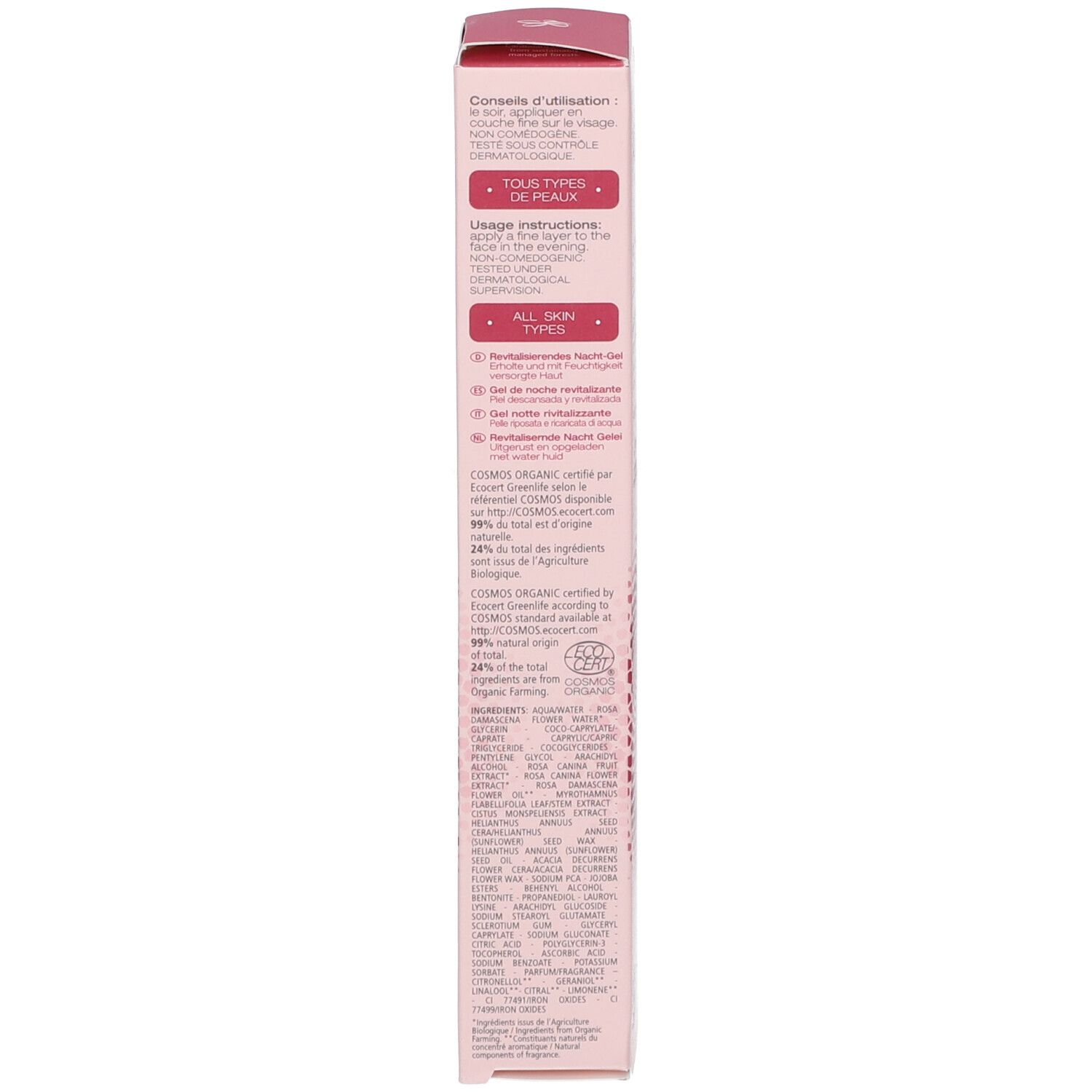 Melvita Source de Roses Gelée Nuit Revitalisante
