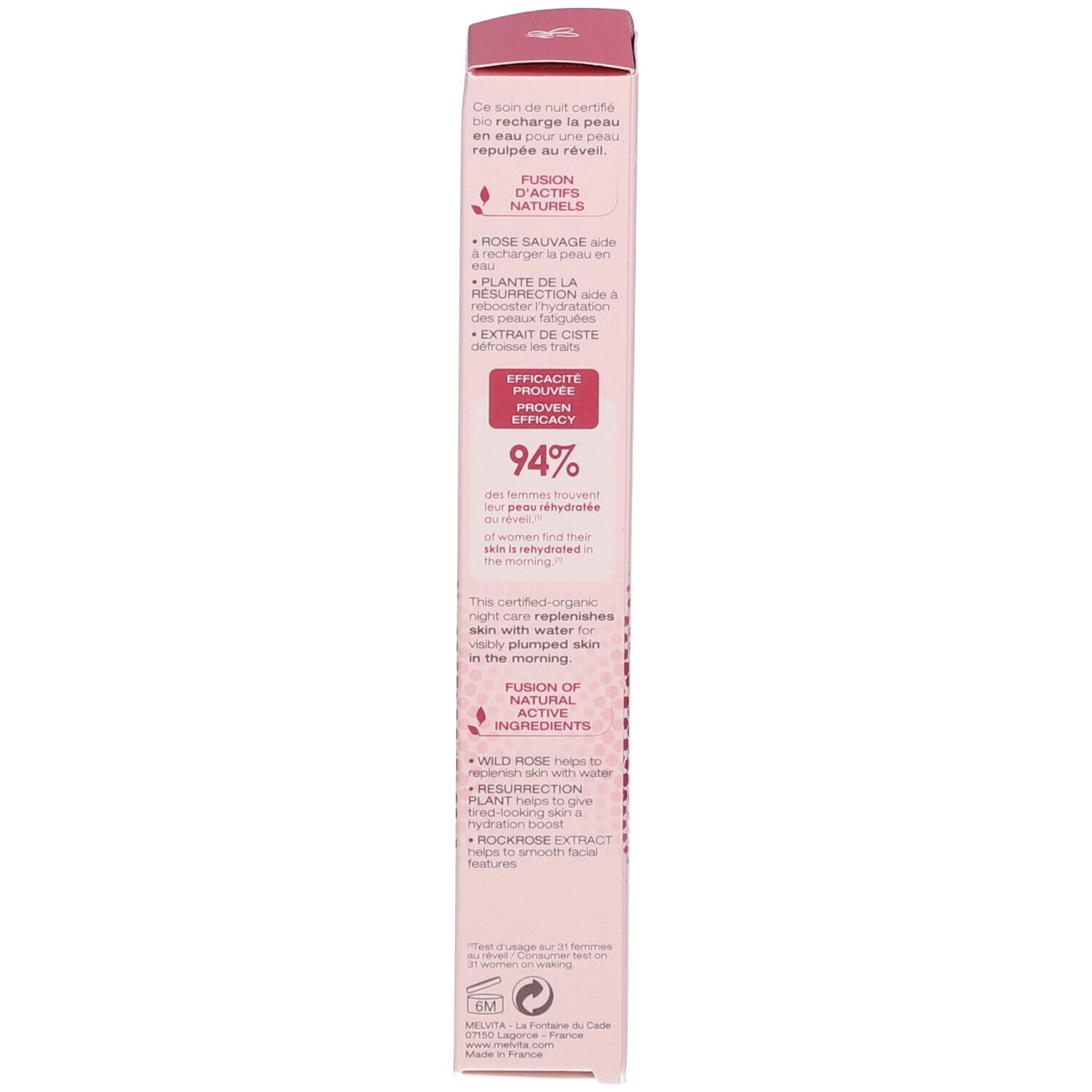 Melvita Source de Roses Gelée Nuit Revitalisante