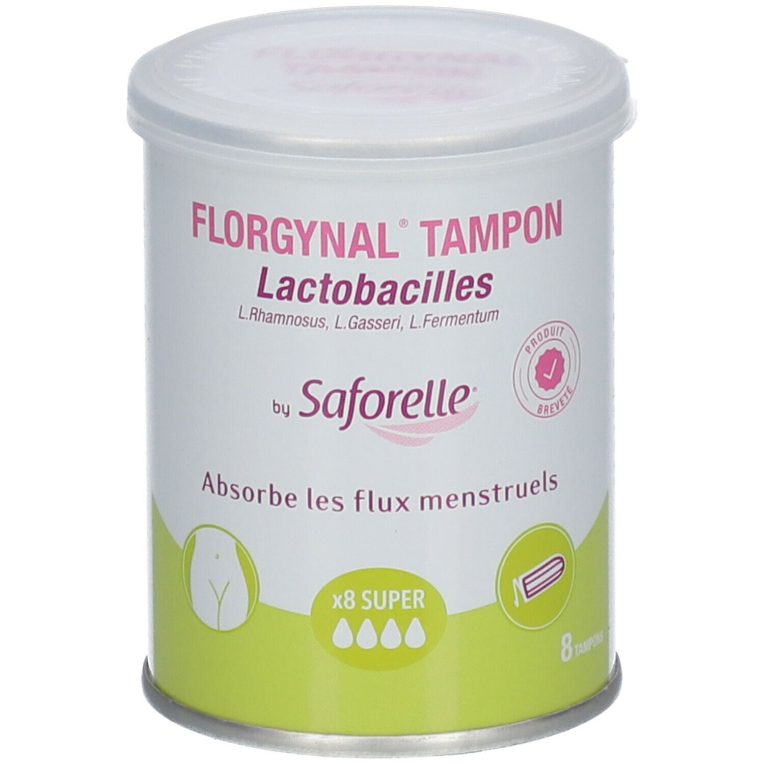 Saforelle® Florgynal® Probiotische tampon zonder inbrenghuls Super