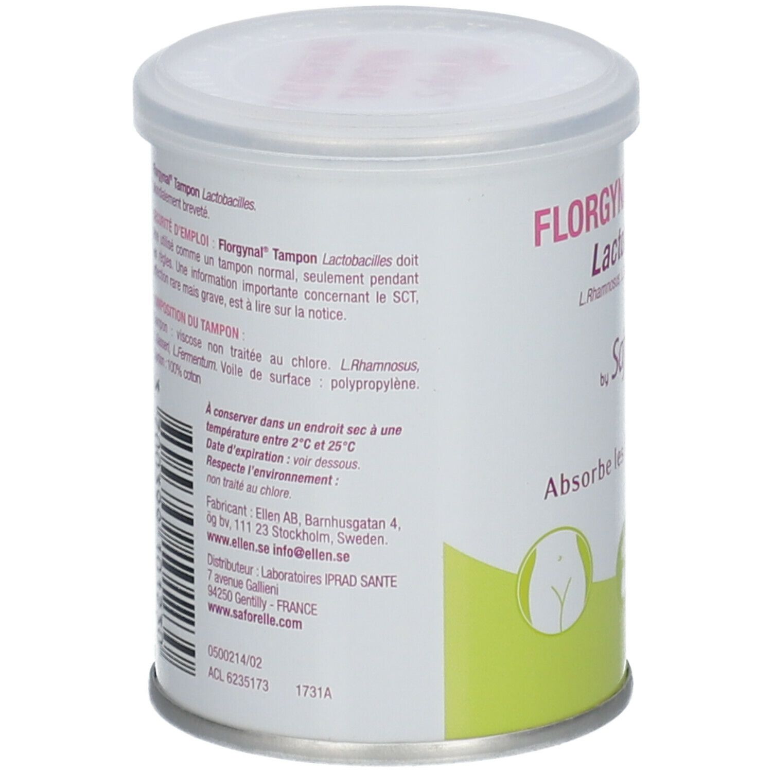 Saforelle® Florgynal® Probiotische tampon zonder inbrenghuls Super