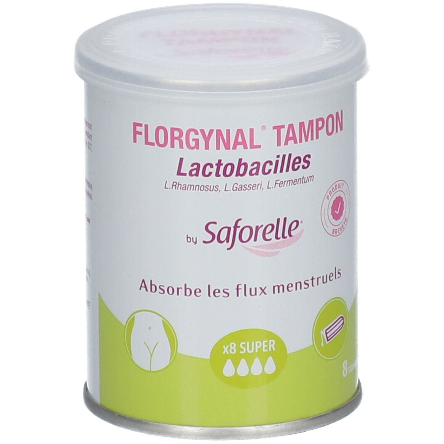 Saforelle® Florgynal® Probiotische tampon zonder inbrenghuls Super