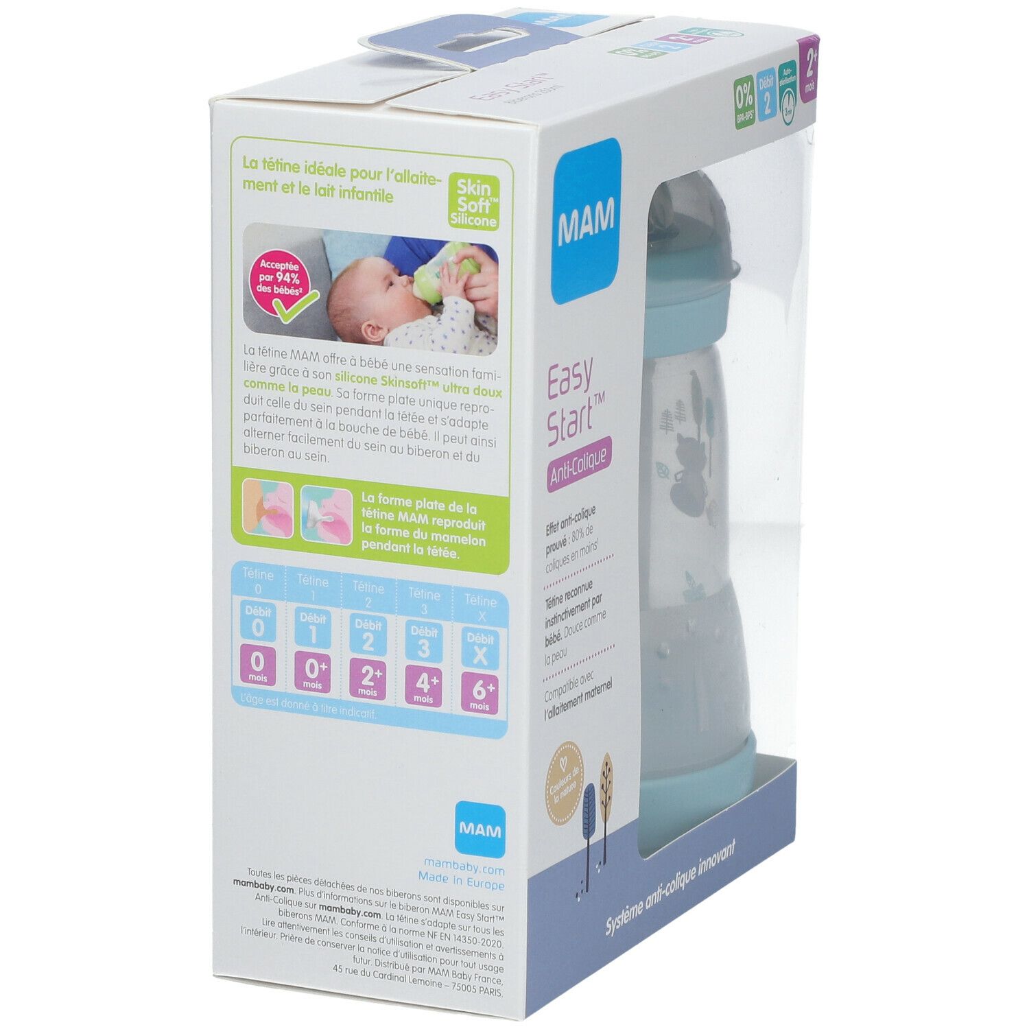 MAM Easy Start™ anti-colique 260 ml Better Together - Biberon
