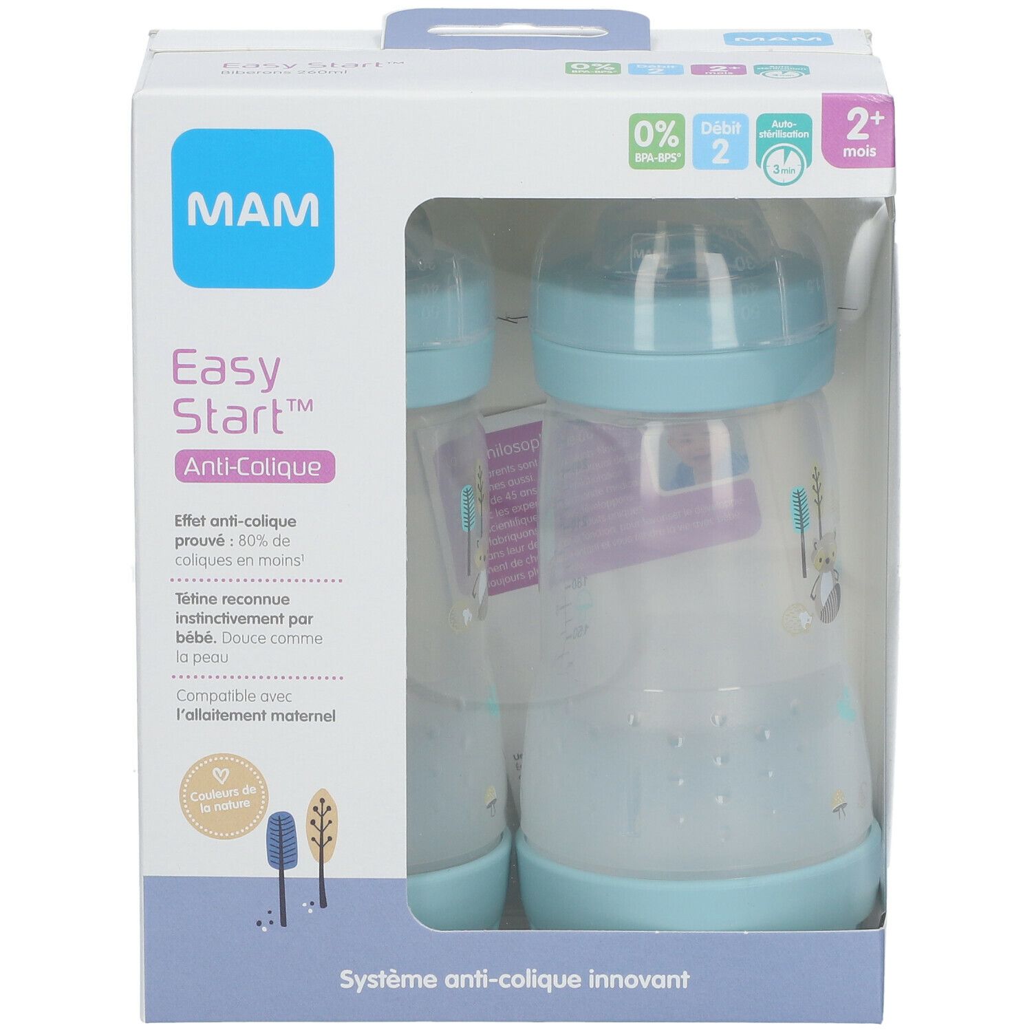MAM Easy Start™ anti-colique 260 ml Better Together - Biberon