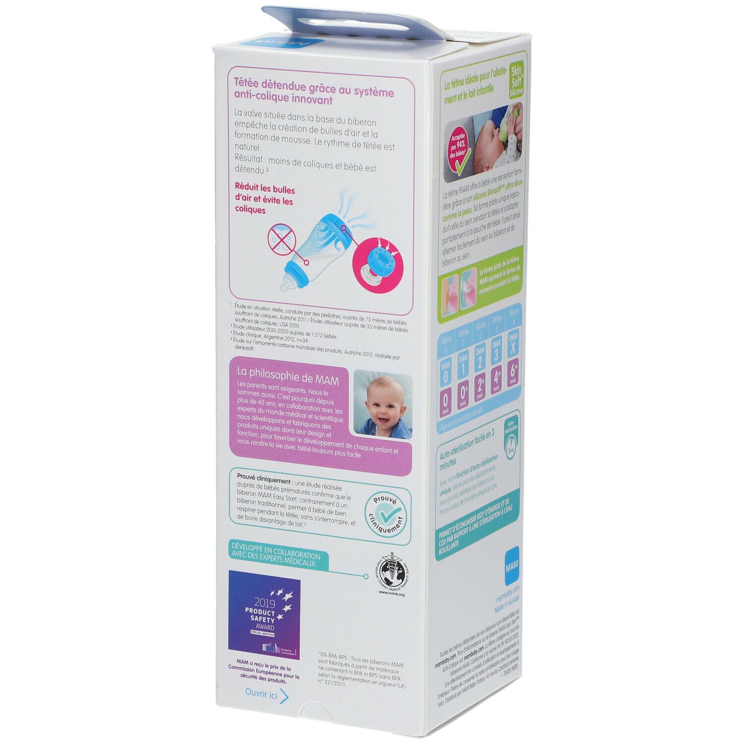 MAM Easy Start™ anti-colique 320 ml 4+ Flow - Biberon