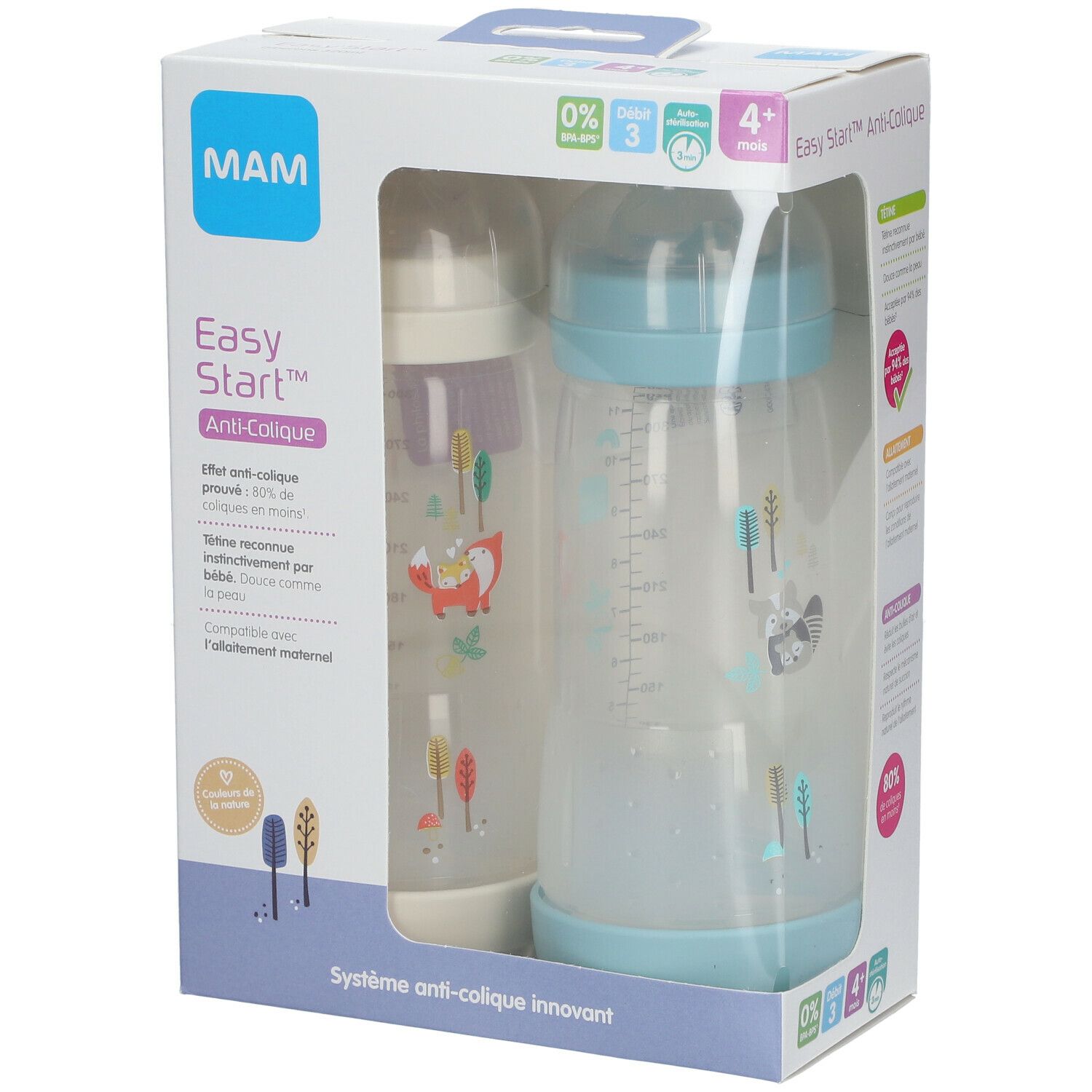 MAM Easy Start™ anti-colique 320 ml Flow - Biberon