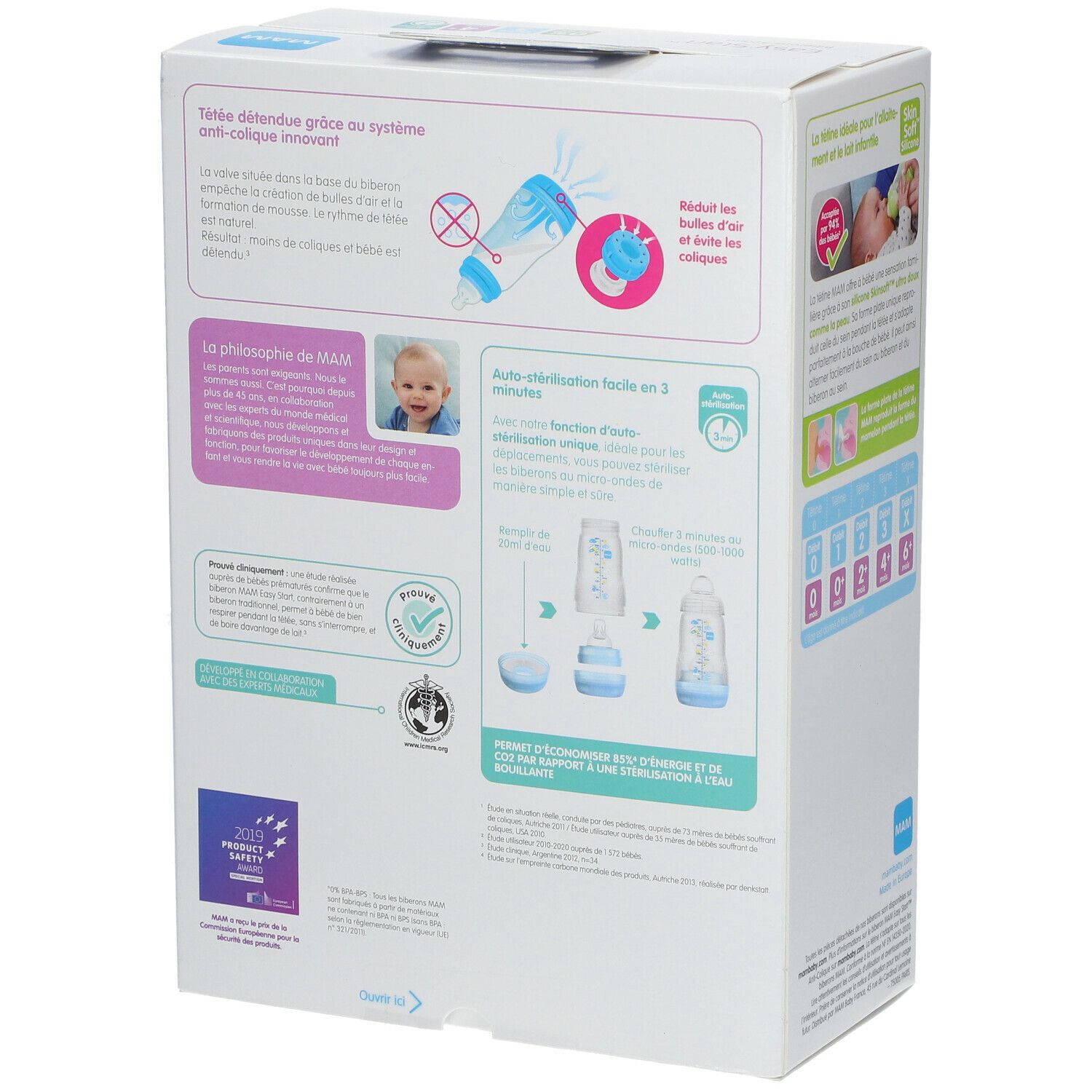 MAM Easy Start™ anti-colique 320 ml Flow - Biberon