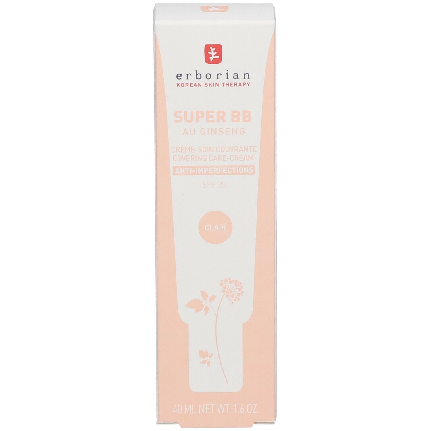 erborian Super BB Crème-Soin Couvrante SPF20 Clair
