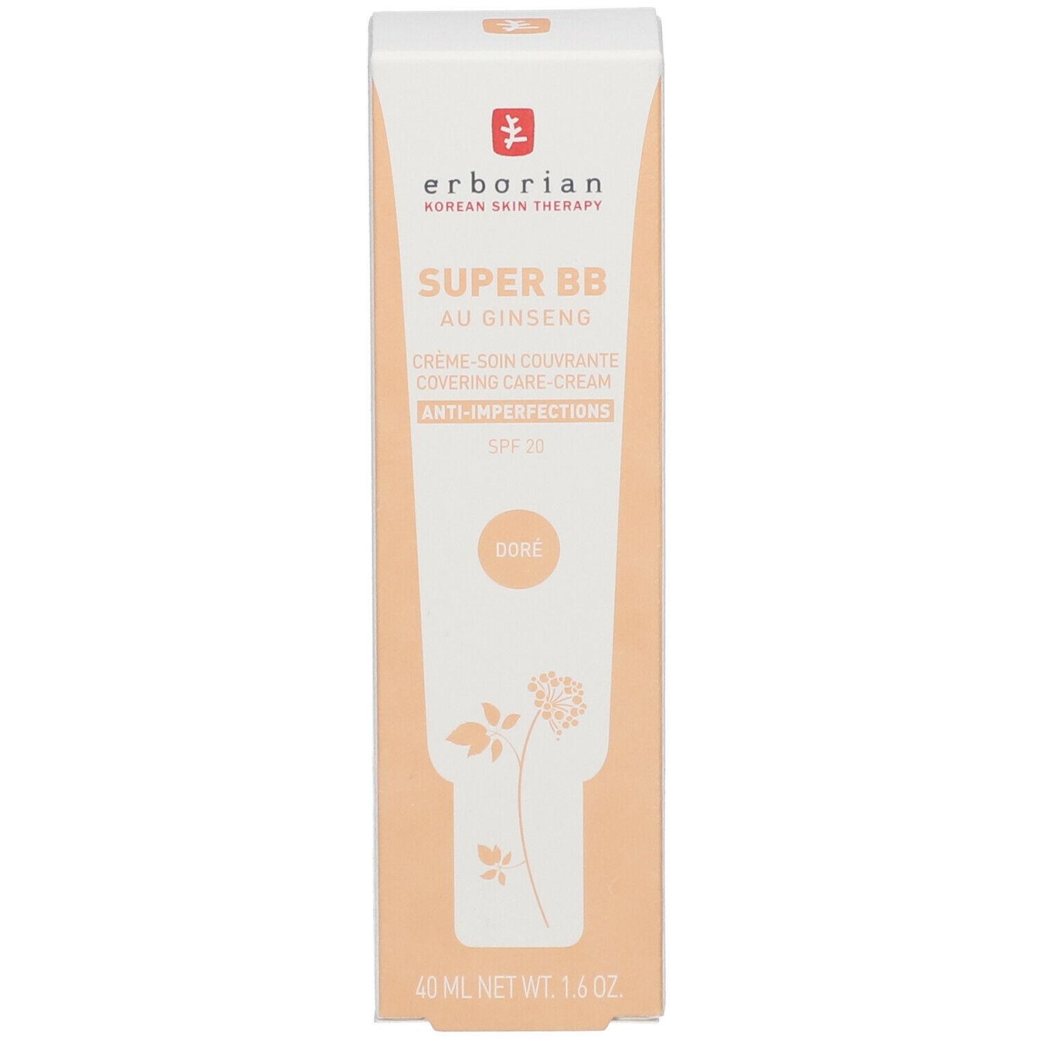 erborian Super BB Crème-Soin Couvrante SPF20 Doré