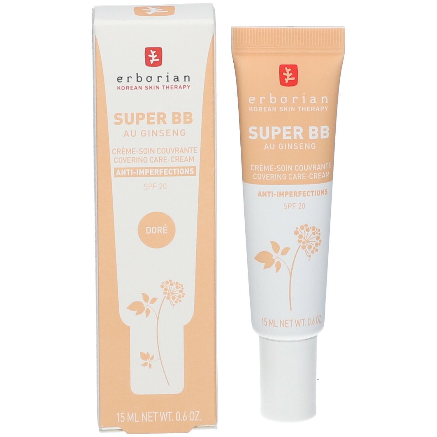 erborian Super BB Crème-Soin Couvrante SPF20 Doré