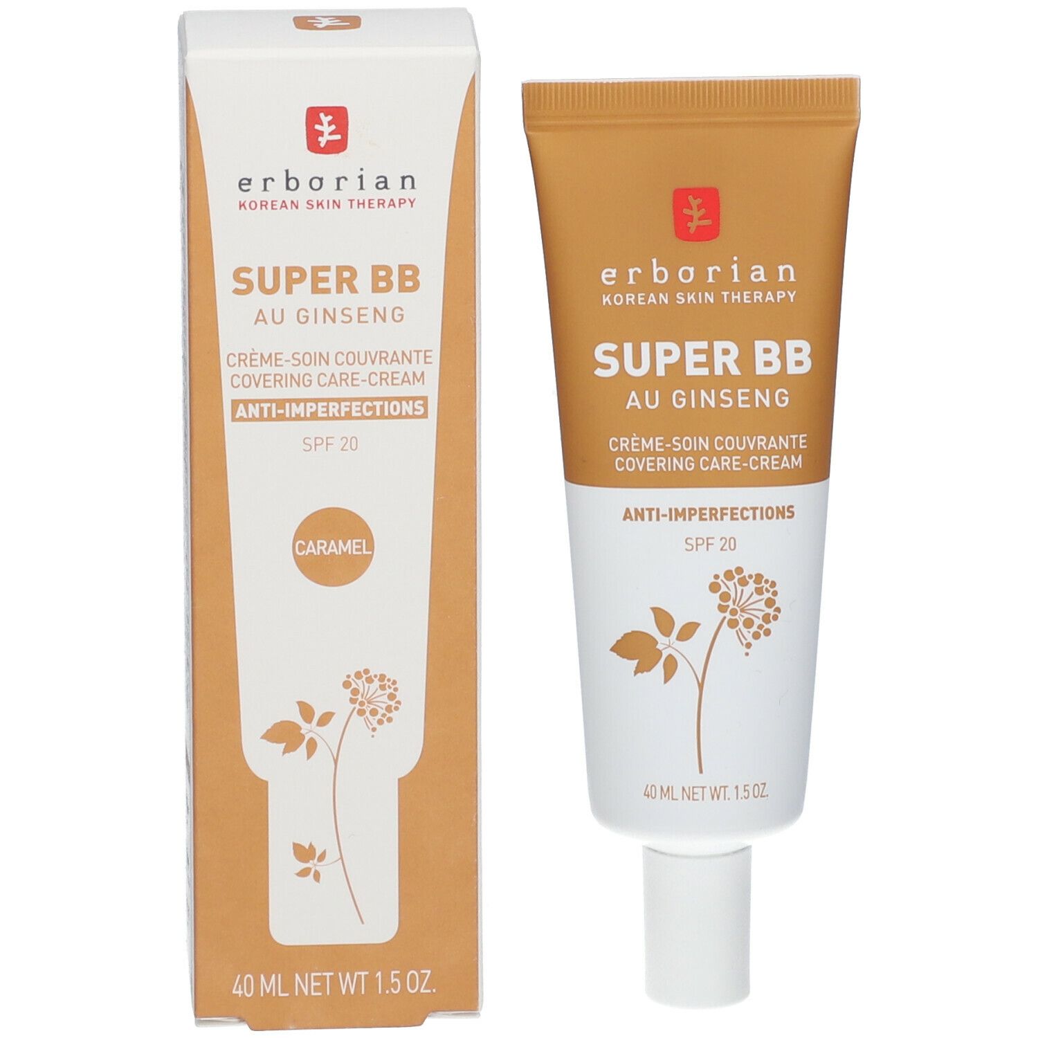 erborian Super BB Crème-Soin Couvrante SPF20 Caramel
