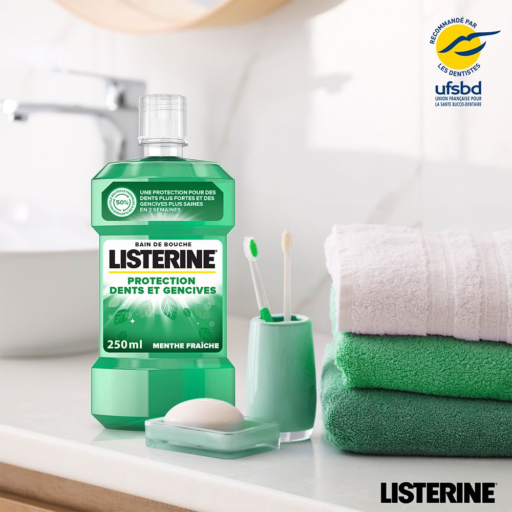 LISTERINE B/B PROTECT DEN/GENC 250