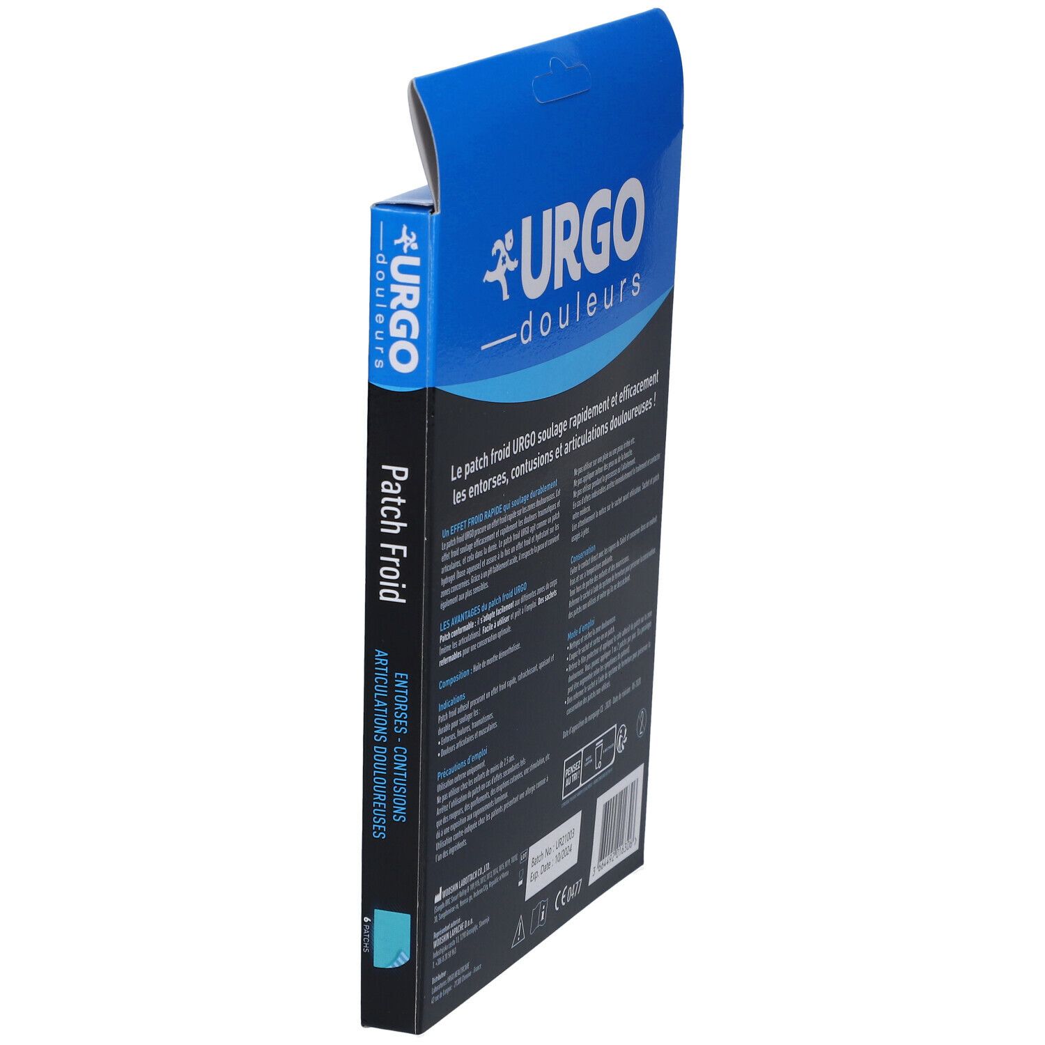 URGO Patch Froid 10 cm x 12 cm
