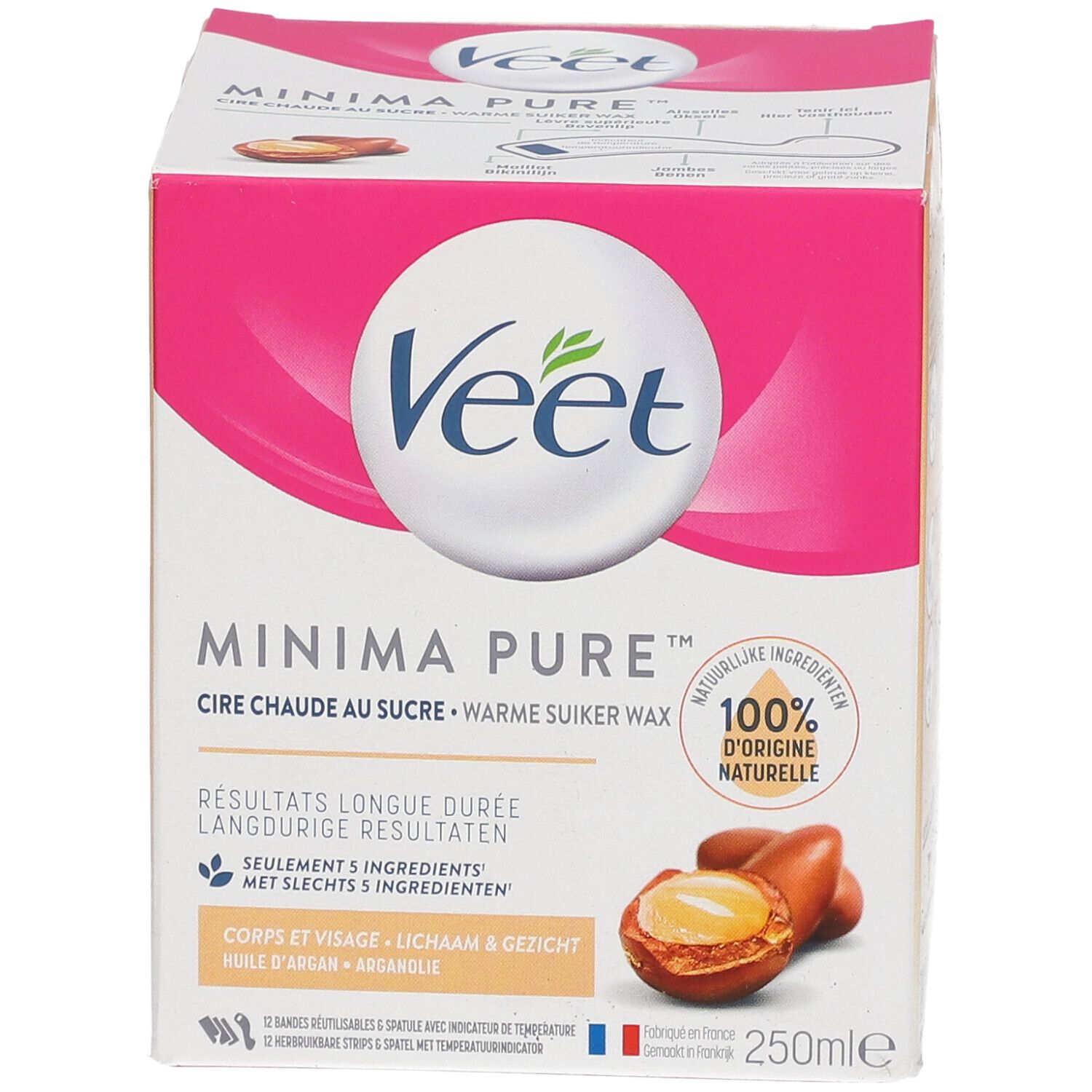 VEET CIRE CHAUDE MINIMA ARGAN