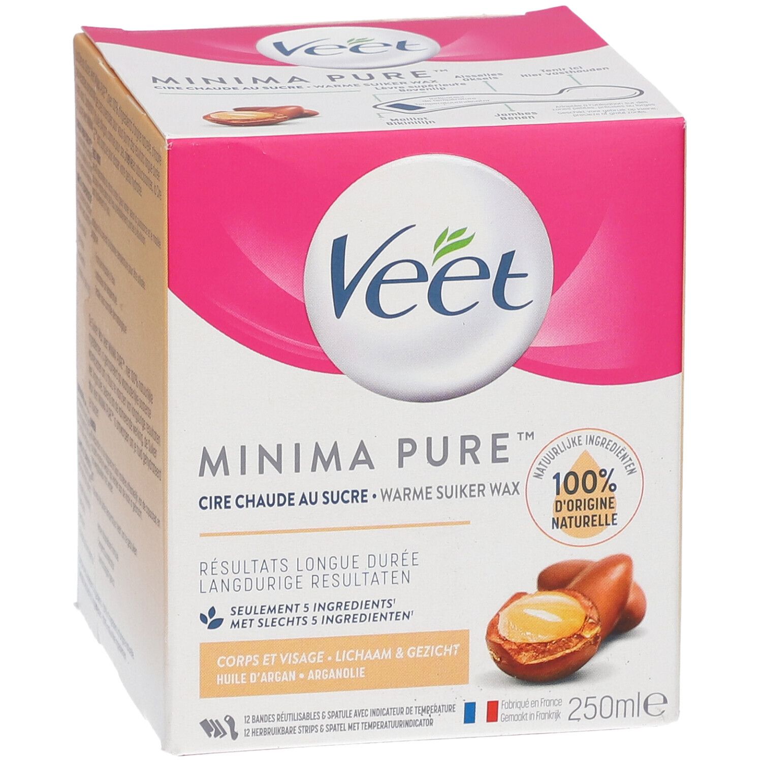 VEET CIRE CHAUDE MINIMA ARGAN