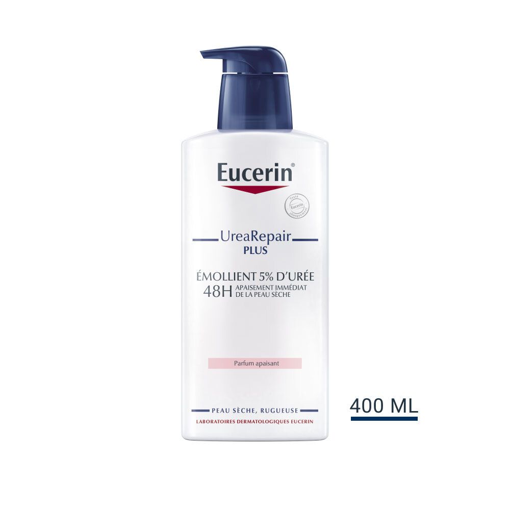 EUCERIN UREA REPAIR PLUS EMOLLIENT 5 % UREE Emollient hydratant Parfum apaisant Fl 400ml