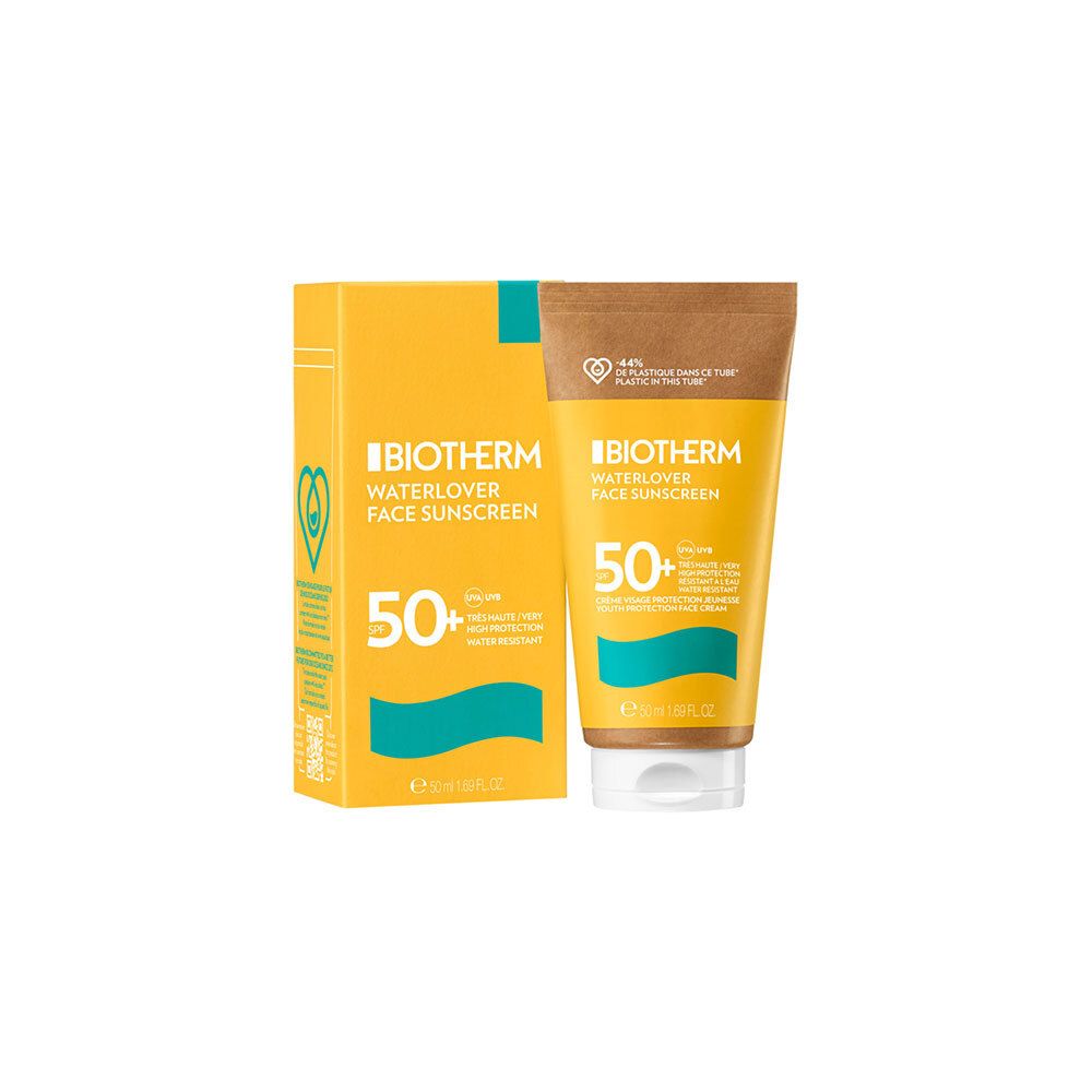 Biotherm Waterlover Crème Solaire Visage Anti-Âge SPF50+