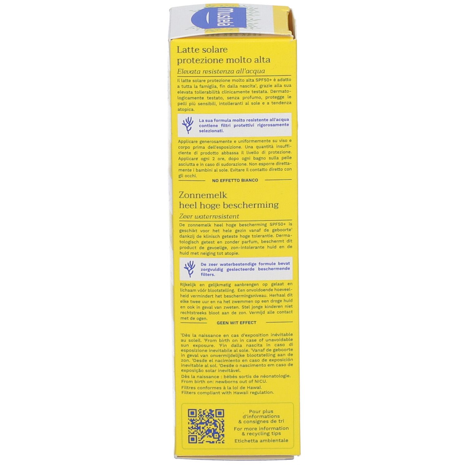 MUSTELA SOLAIRE LAIT SPF50+ 40ML