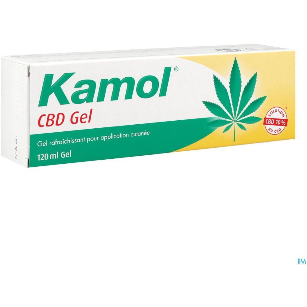Kamol CBD Gel, Gel rafraîchissant pour application cutanée, tube 120 ml