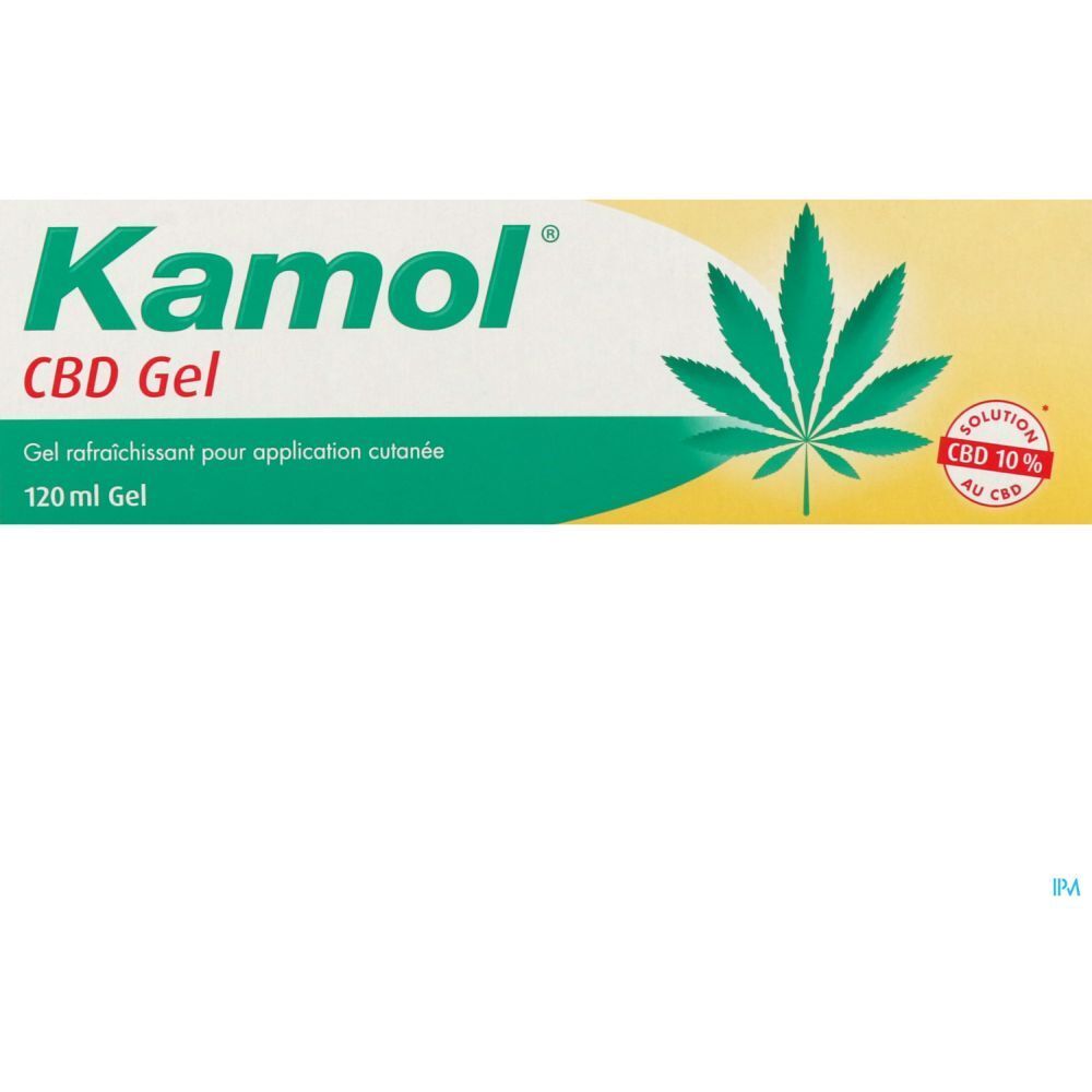 Kamol CBD Gel, Gel rafraîchissant pour application cutanée, tube 120 ml