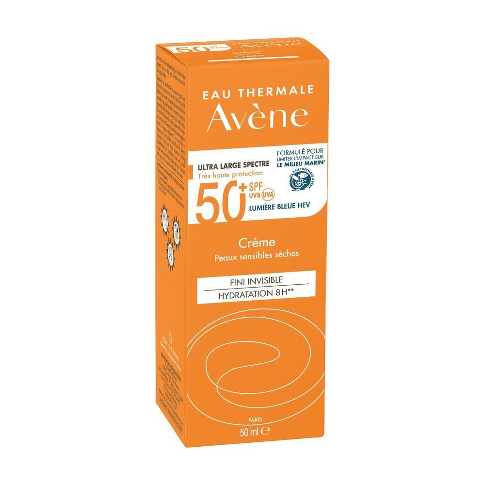 Avène Solaire - Crème SPF50+ UVB UVA Lumière Bleue HEV