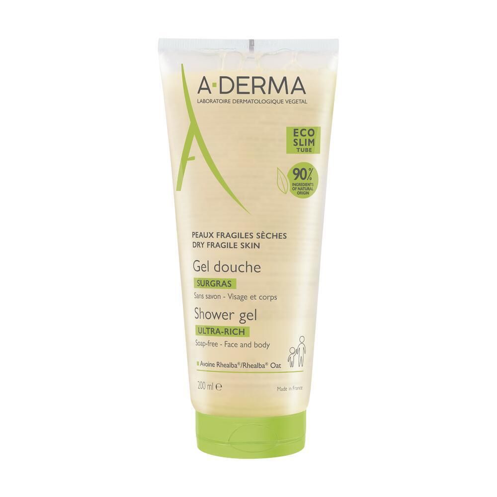 A-DERMA GEL DCH SURGRAS 200ML.