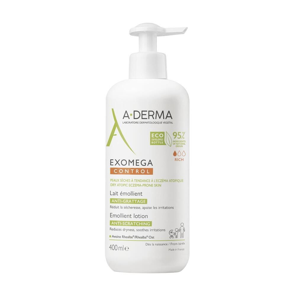 ADERMA EXOMEGA CONTROL LAIT EMOLLIENT ANTIGRATTAGE - Lait émollient antigrattage.  - fl 40