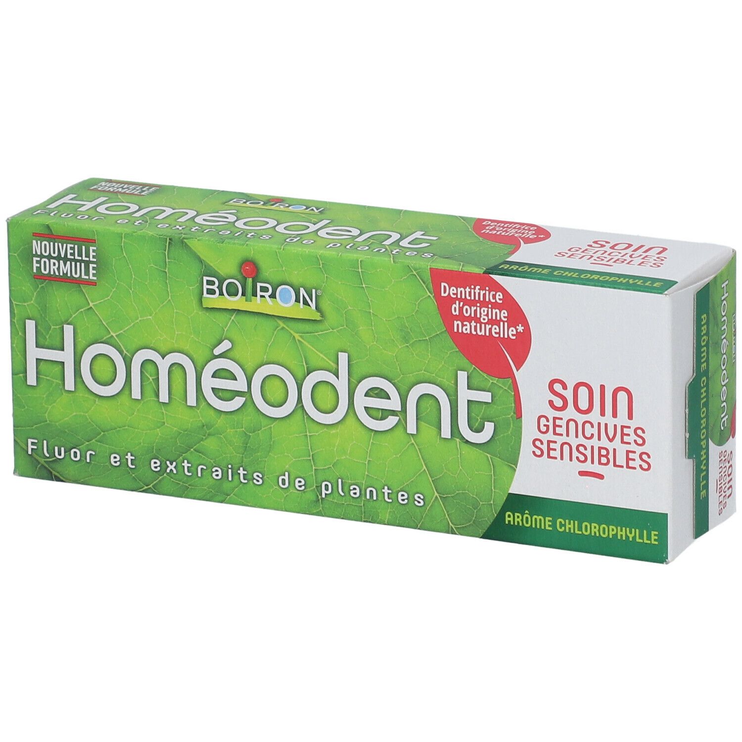 HOMÉODENT SOIN GENCIVES SENSIBLES - Dentifrice fluoré aux extraits de plantes, arôme chlor