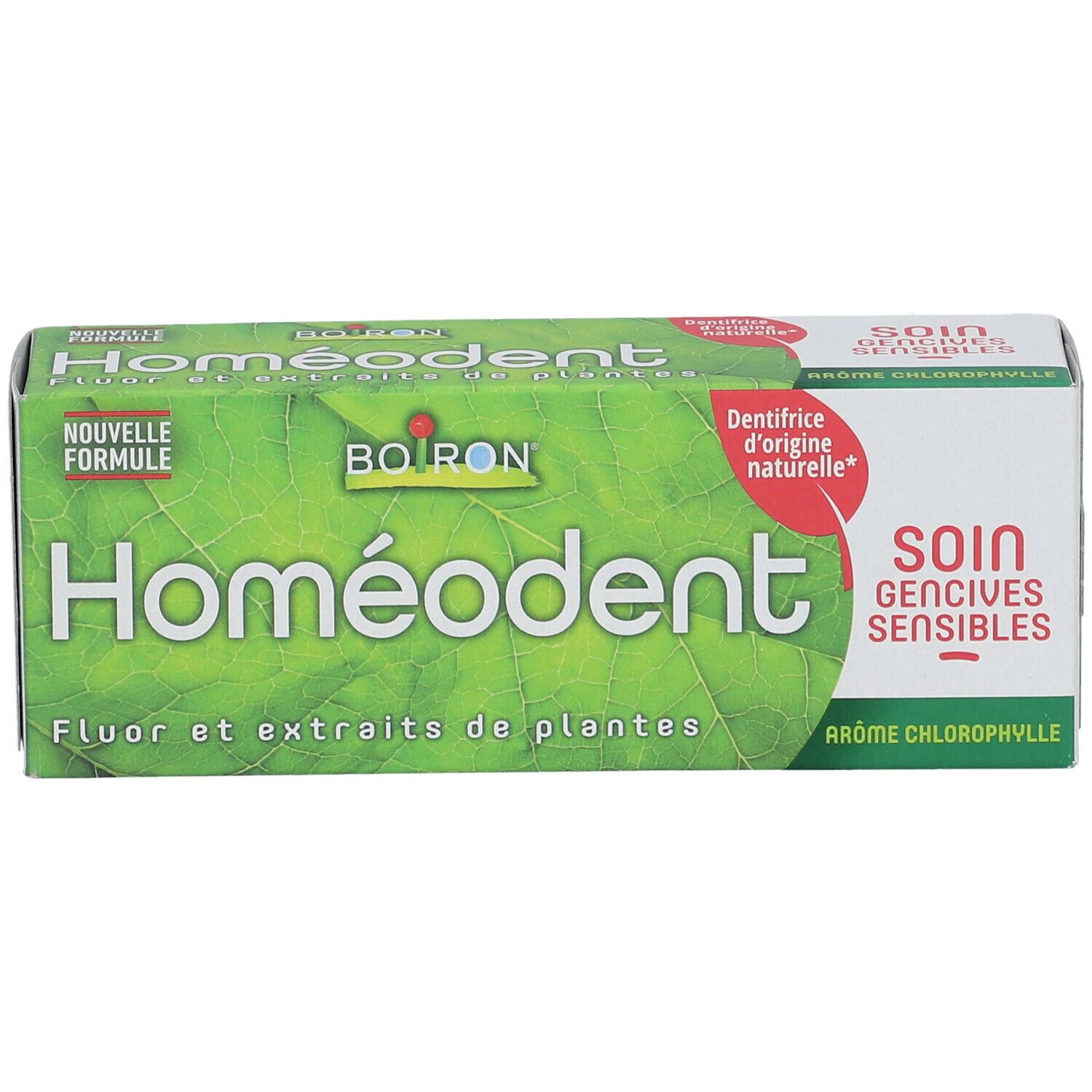 HOMÉODENT SOIN GENCIVES SENSIBLES - Dentifrice fluoré aux extraits de plantes, arôme chlor