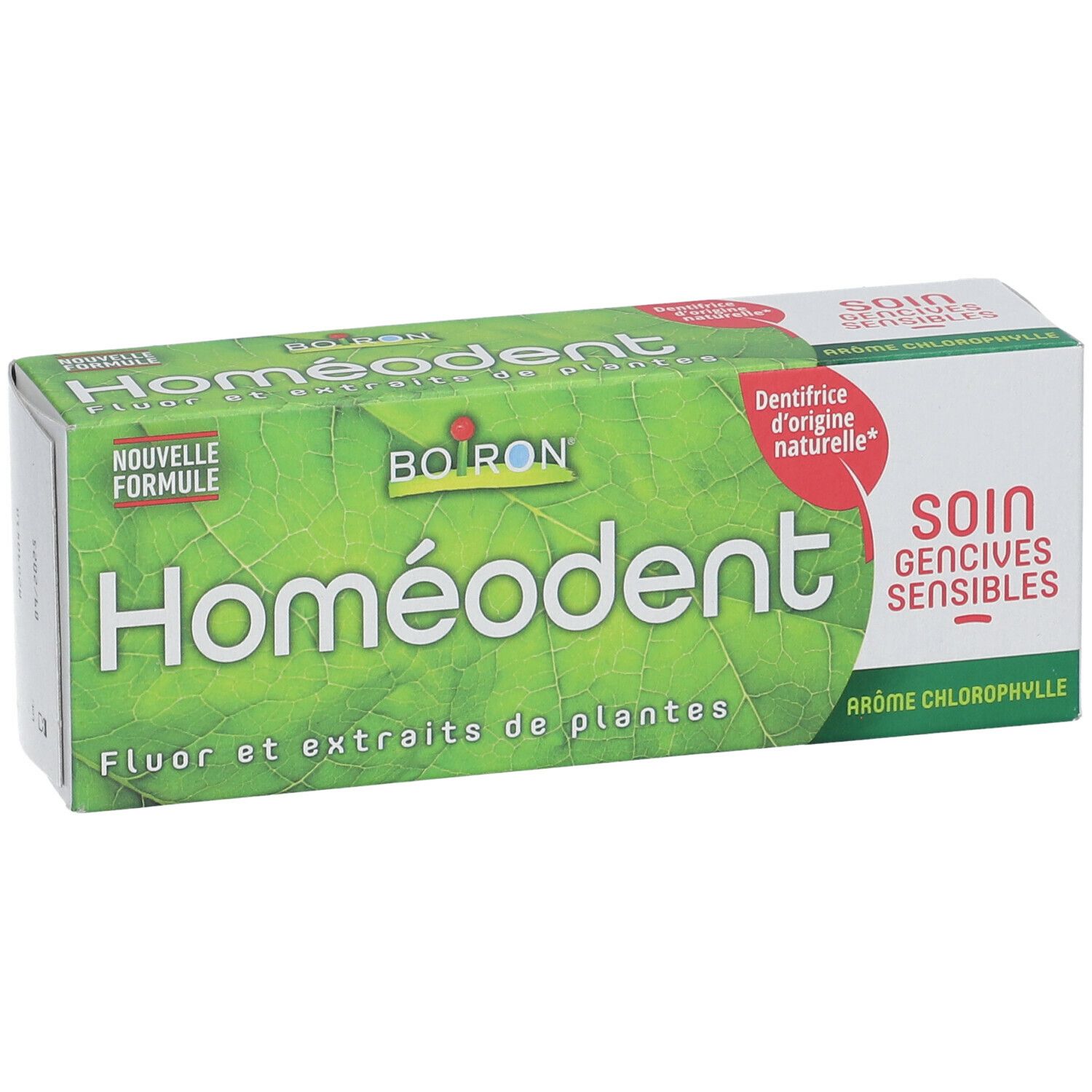 HOMÉODENT SOIN GENCIVES SENSIBLES - Dentifrice fluoré aux extraits de plantes, arôme chlor