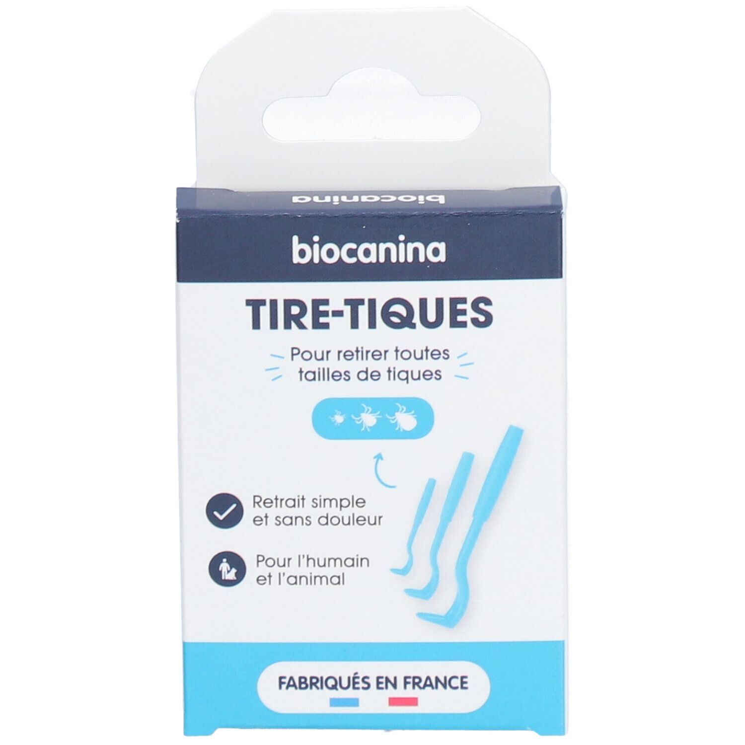 BIOCANINA TIRE - TIQUES - Crochet tire-tique, boîte 3.  - bt 3