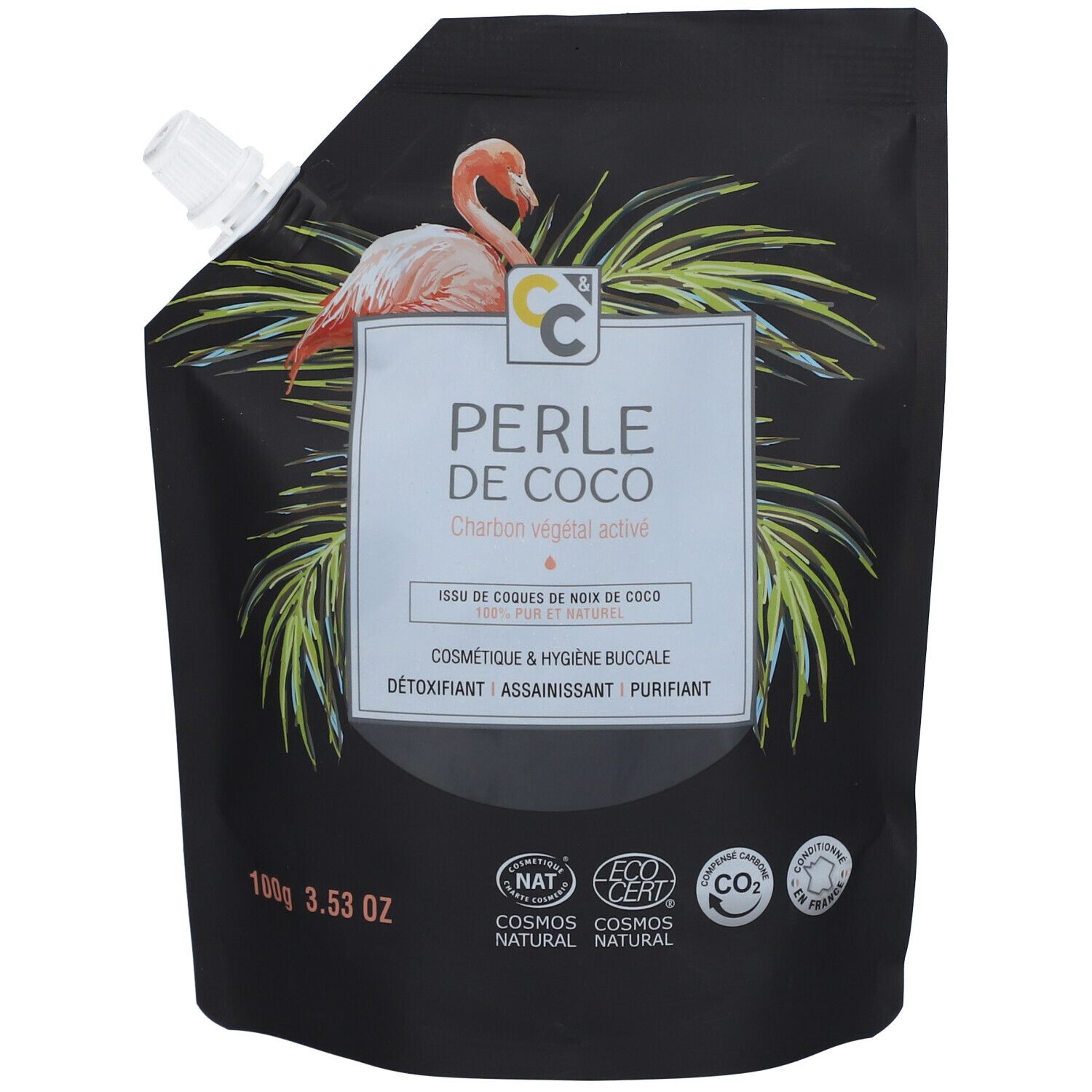 PERLE DE COCO PDR CHARBON VEG 100G