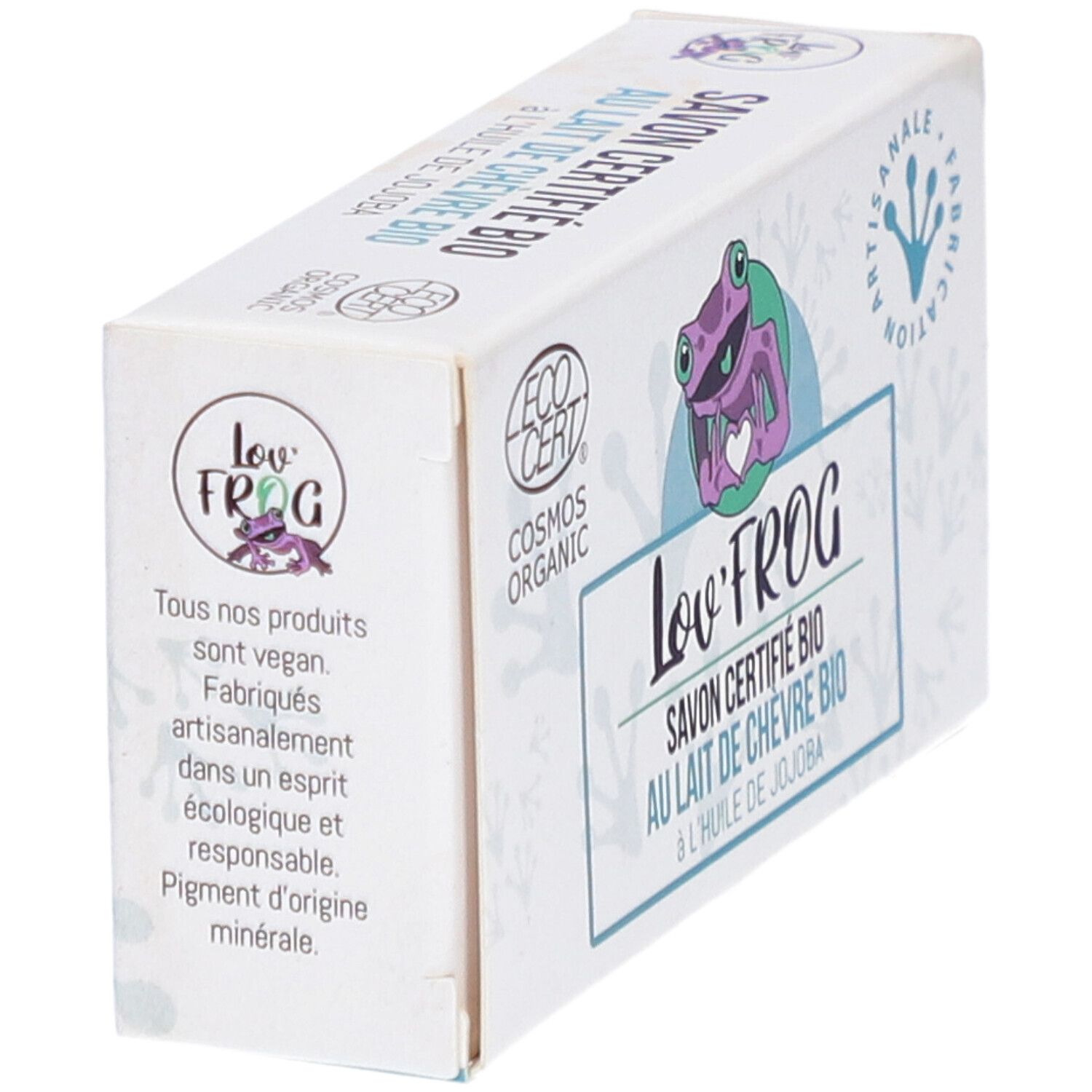 Lov'Frog Savon Certifié Bio au Lait de Chèvre Bio